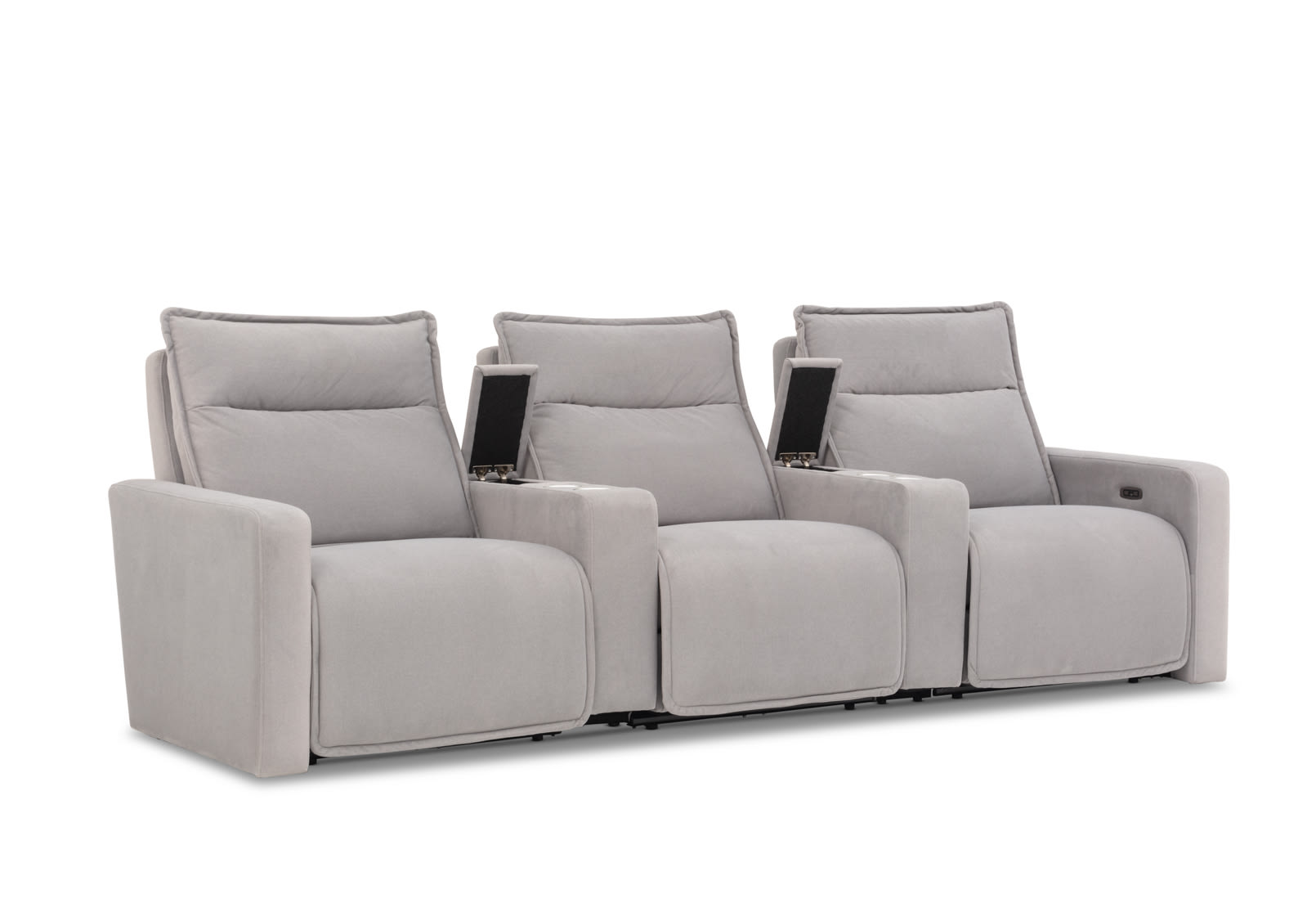 ALCINA FABRIC 3 Seater Theatre Suite – image 4 of 19