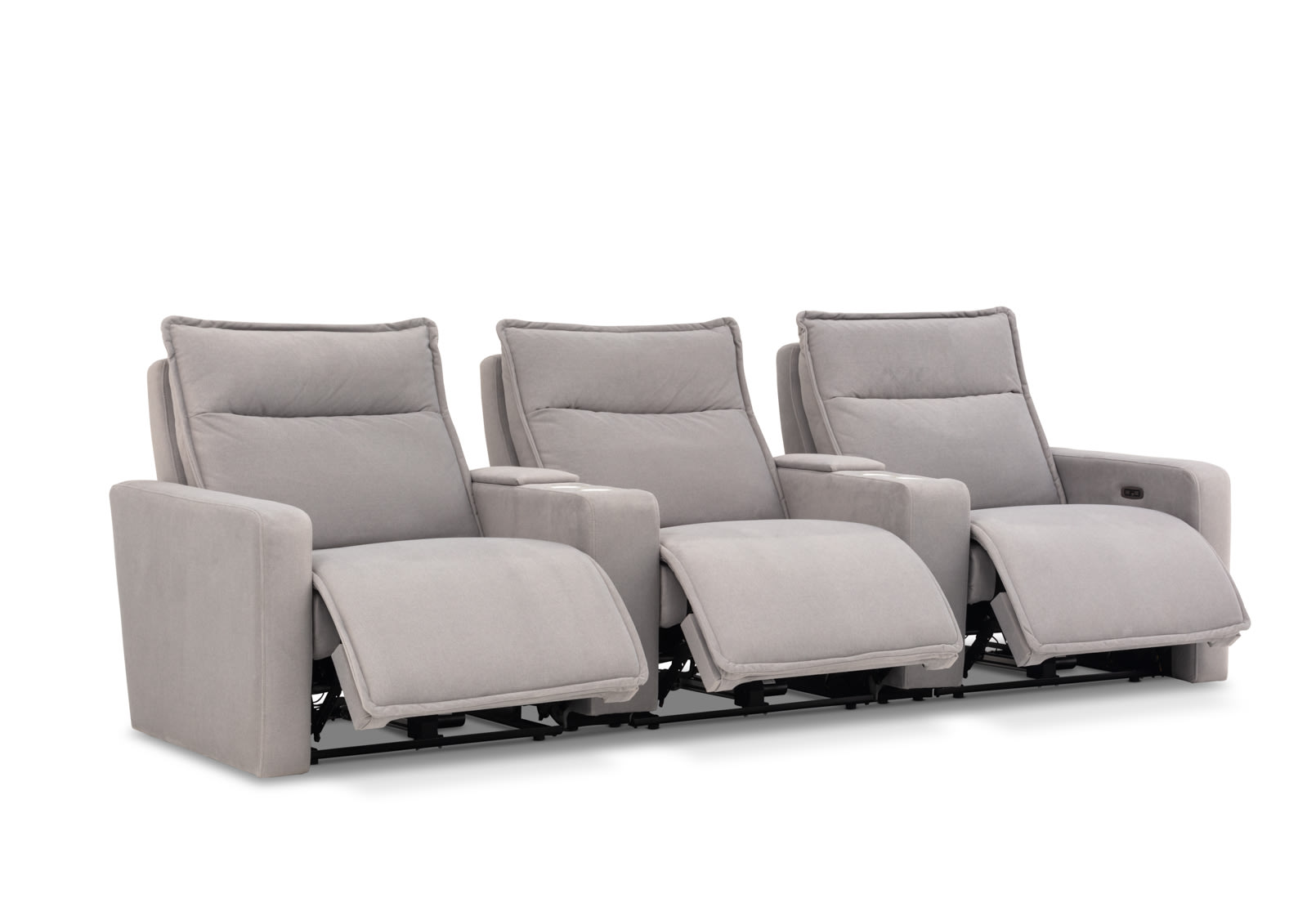 ALCINA FABRIC 3 Seater Theatre Suite – image 6 of 19