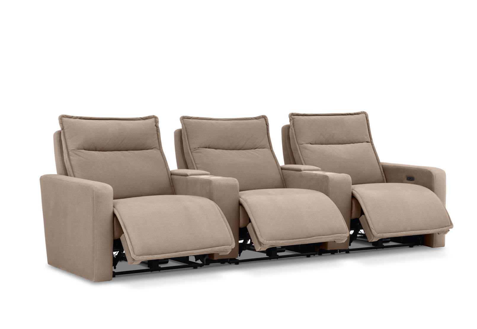 ALCINA FABRIC 3 Seater Theatre Suite – image 5 of 15