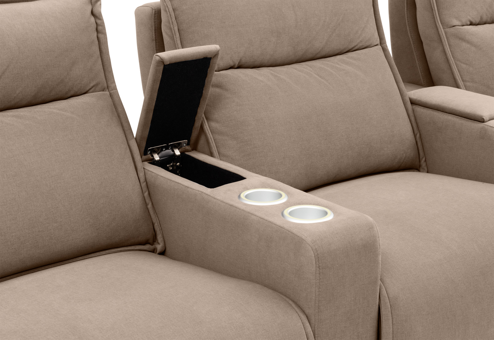 ALCINA FABRIC 3 Seater Theatre Suite – image 11 of 15