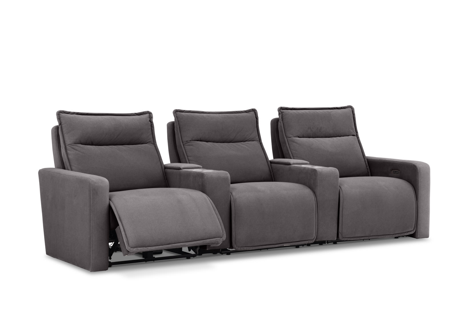 ALCINA FABRIC 3 Seater Theatre Suite – image 4 of 15