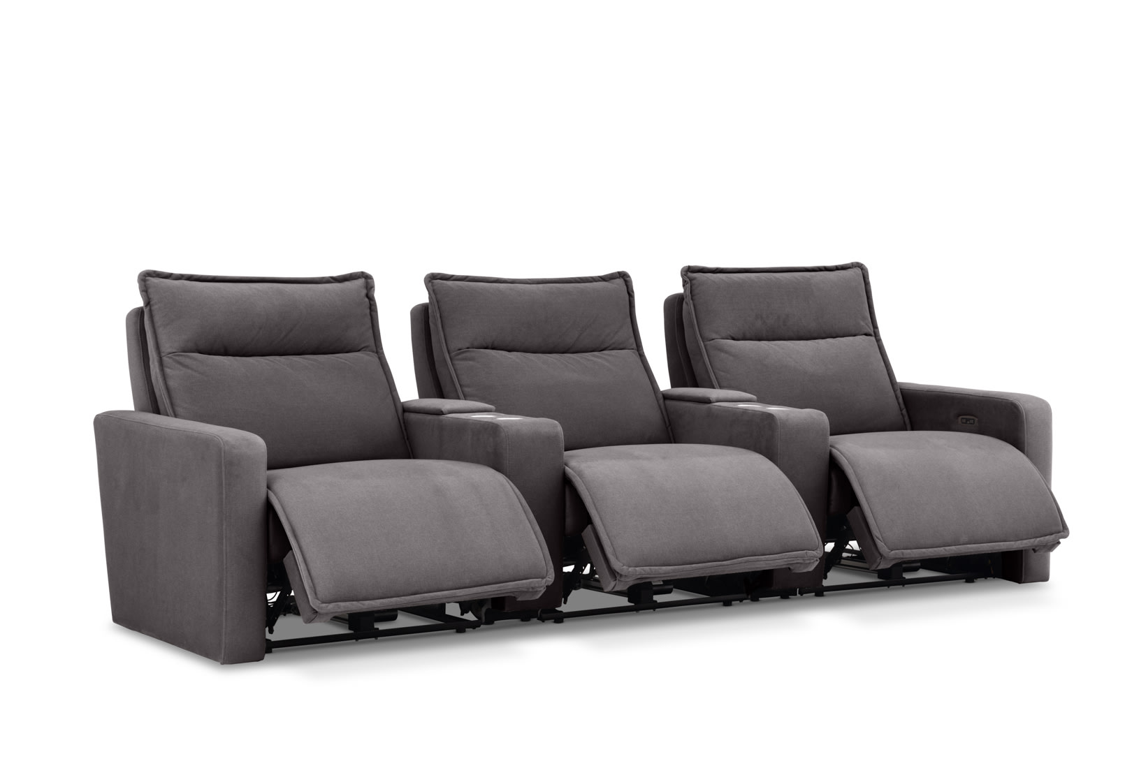 ALCINA FABRIC 3 Seater Theatre Suite – image 5 of 15
