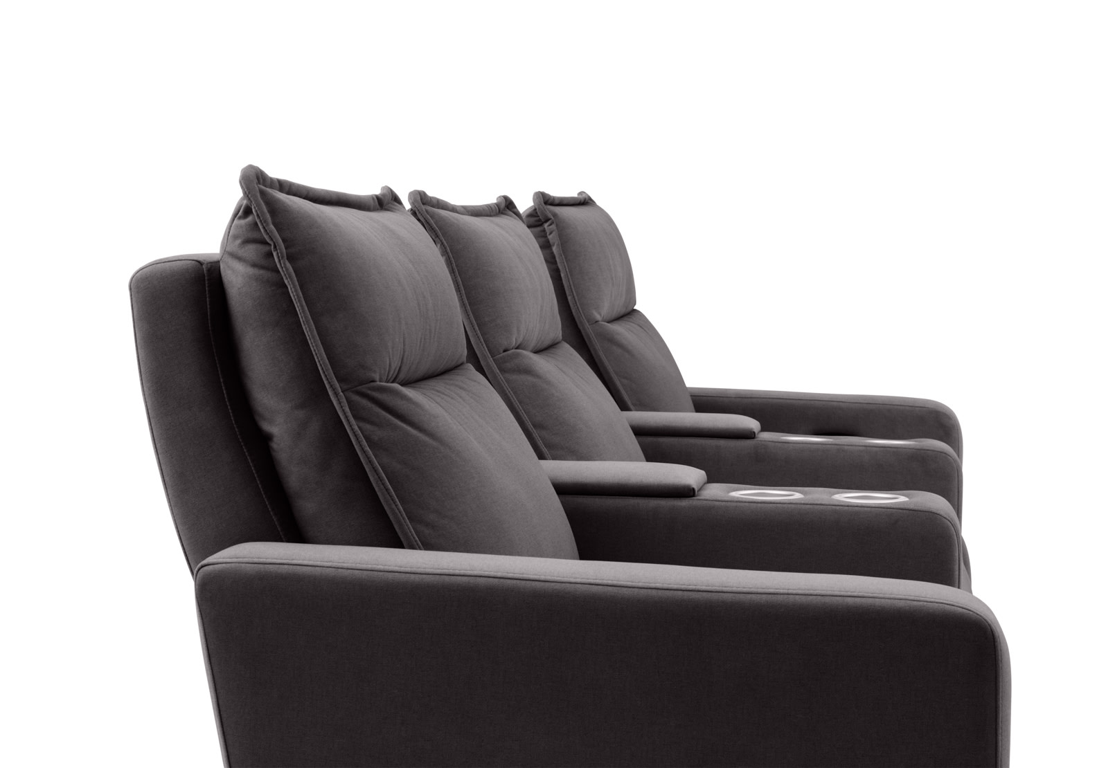 ALCINA FABRIC 3 Seater Theatre Suite – image 13 of 15