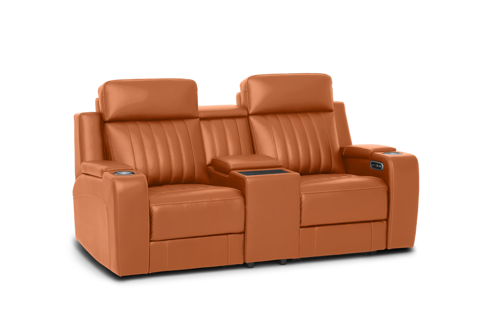 THANE LEATHER 2 Seater with 2 Inbuilt Electric Recliners – image 2 of 6