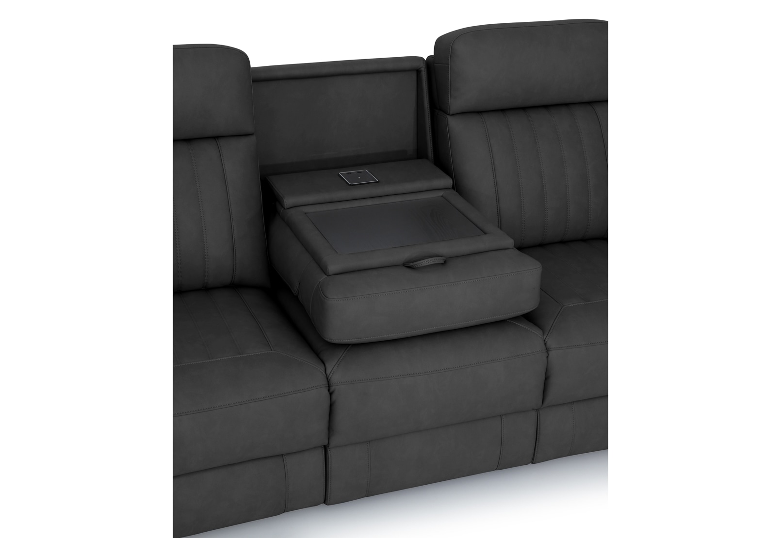 THANE FABRIC 3 Seater with 2 inbuilt Electric Recliners – image 3 of 5