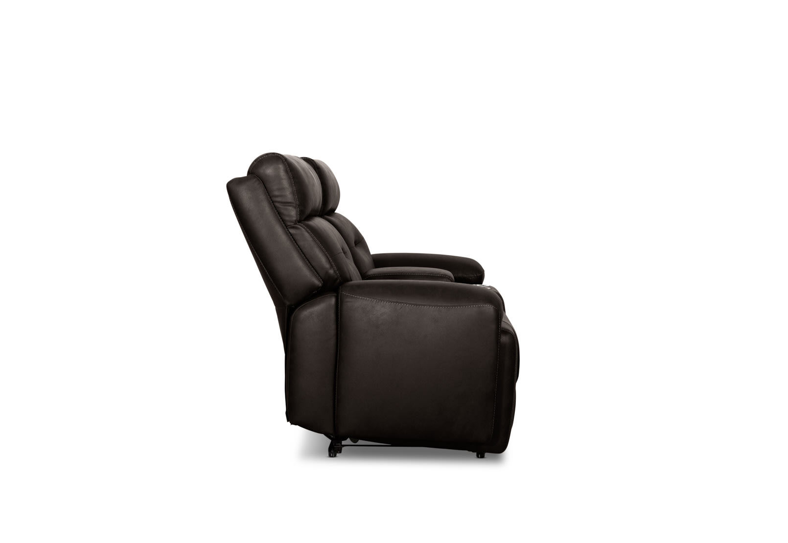 HOLLYWOOD 2 Seater w Electric Recliners Console MEDIA – image 22 of 36