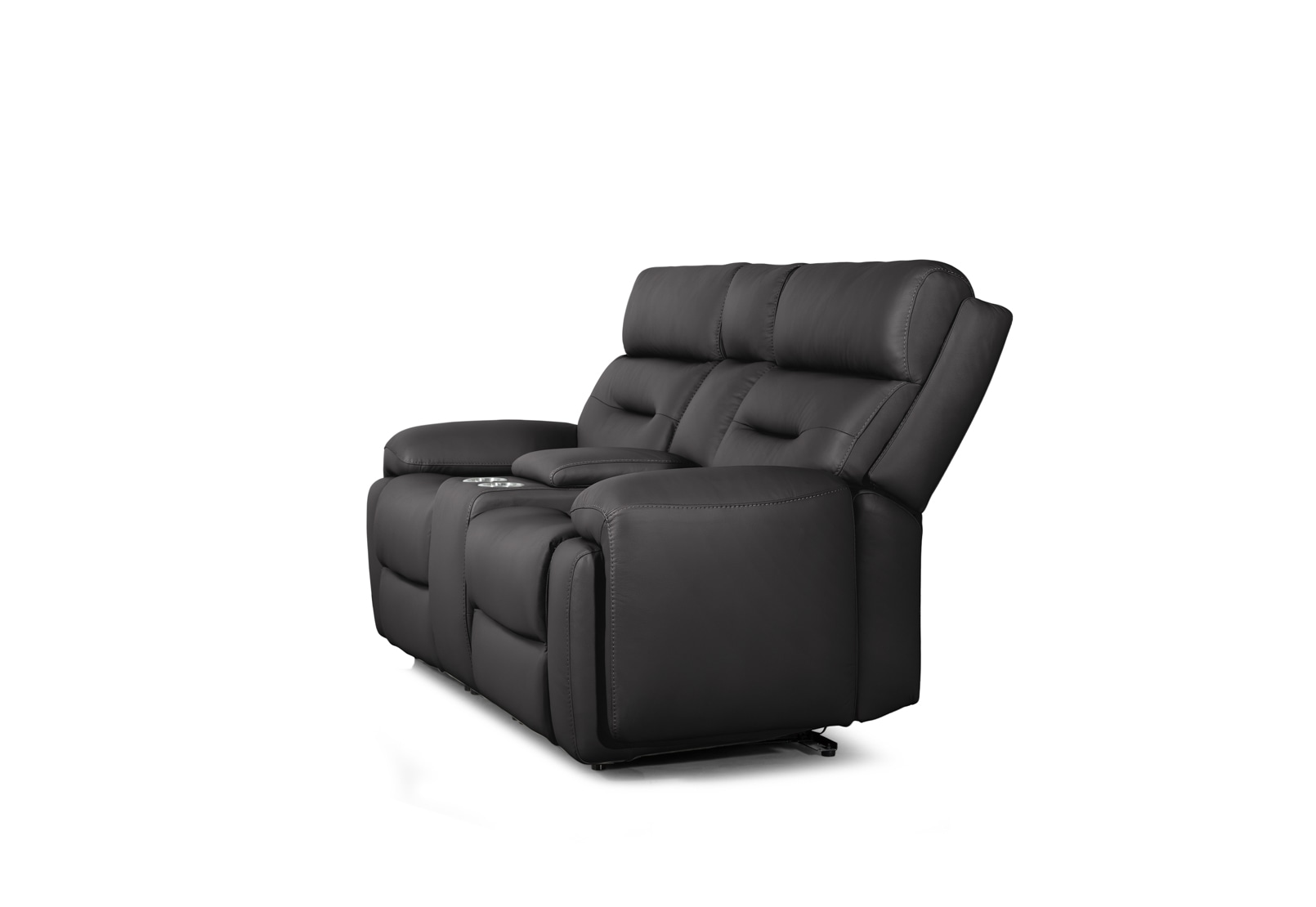 HOLLYWOOD 2 Seater w Elec Recliners Console MEDIA – image 27 of 30