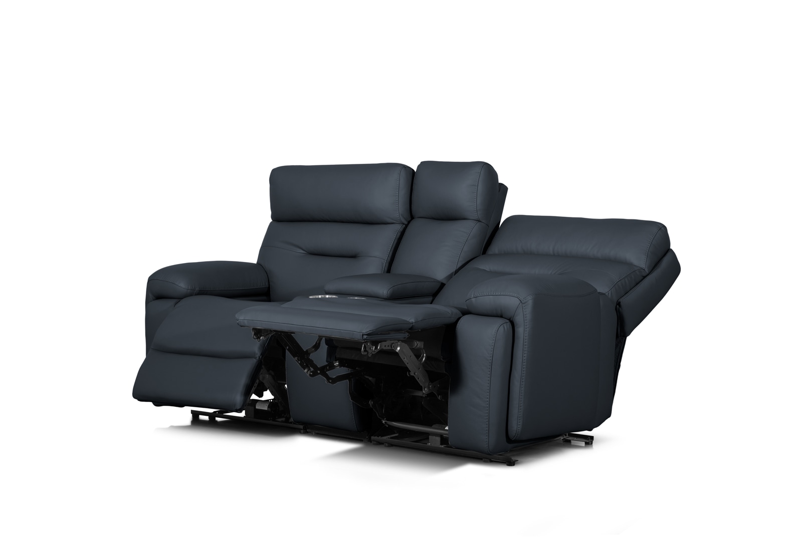 HOLLYWOOD 2 Seater w Elec Recliners Console MEDIA – image 19 of 30