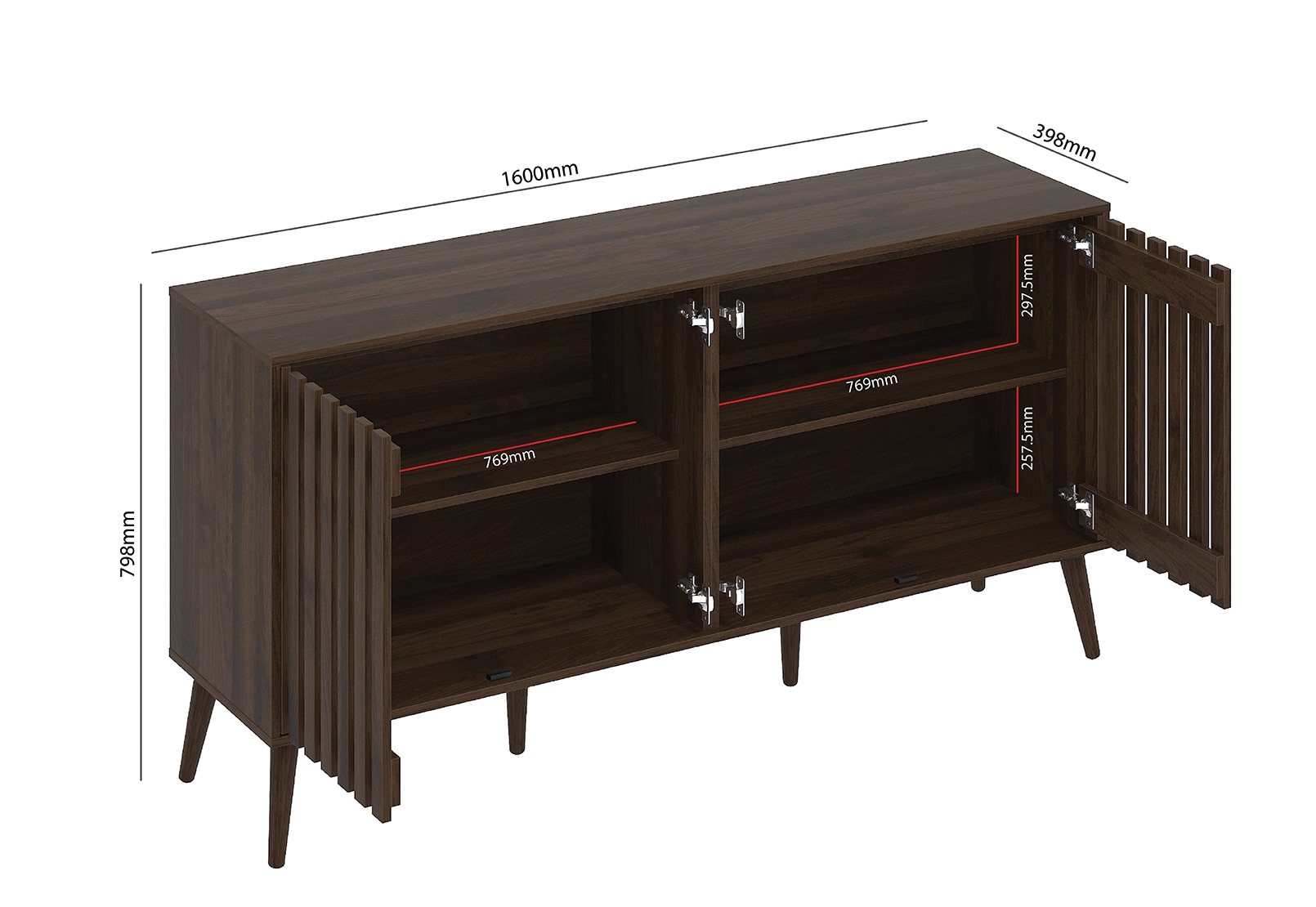 WATSON 4 Door Buffet (2CTNS) – image 14 of 18