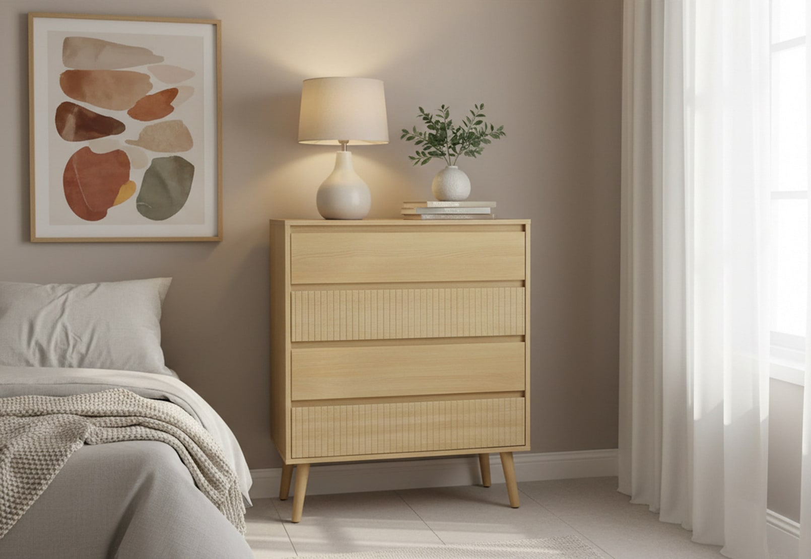 WRIGHT 4 Drawer Tall Chest – image 1 of 6