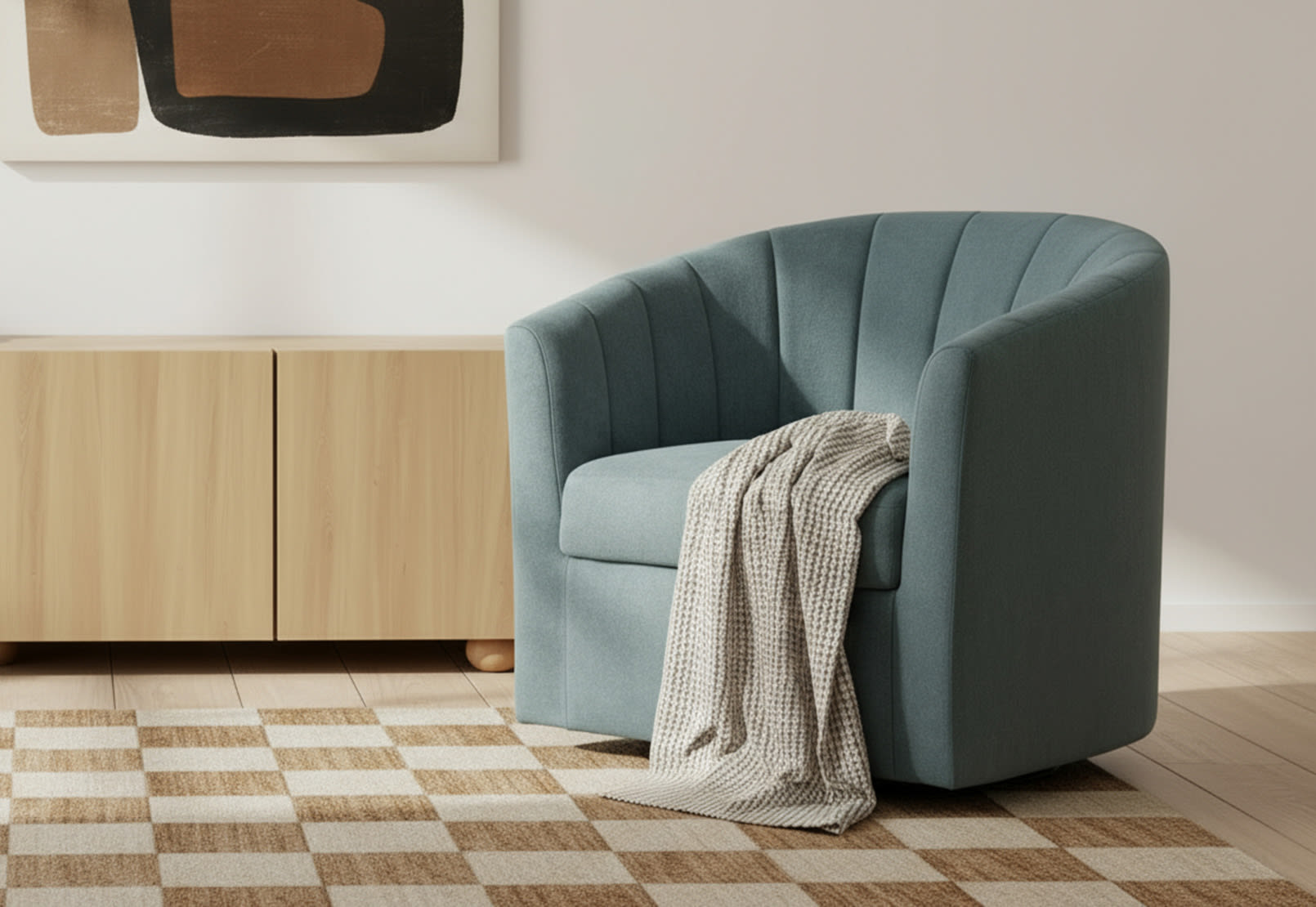 STOKES Swivel Accent Chair – image 1 of 8
