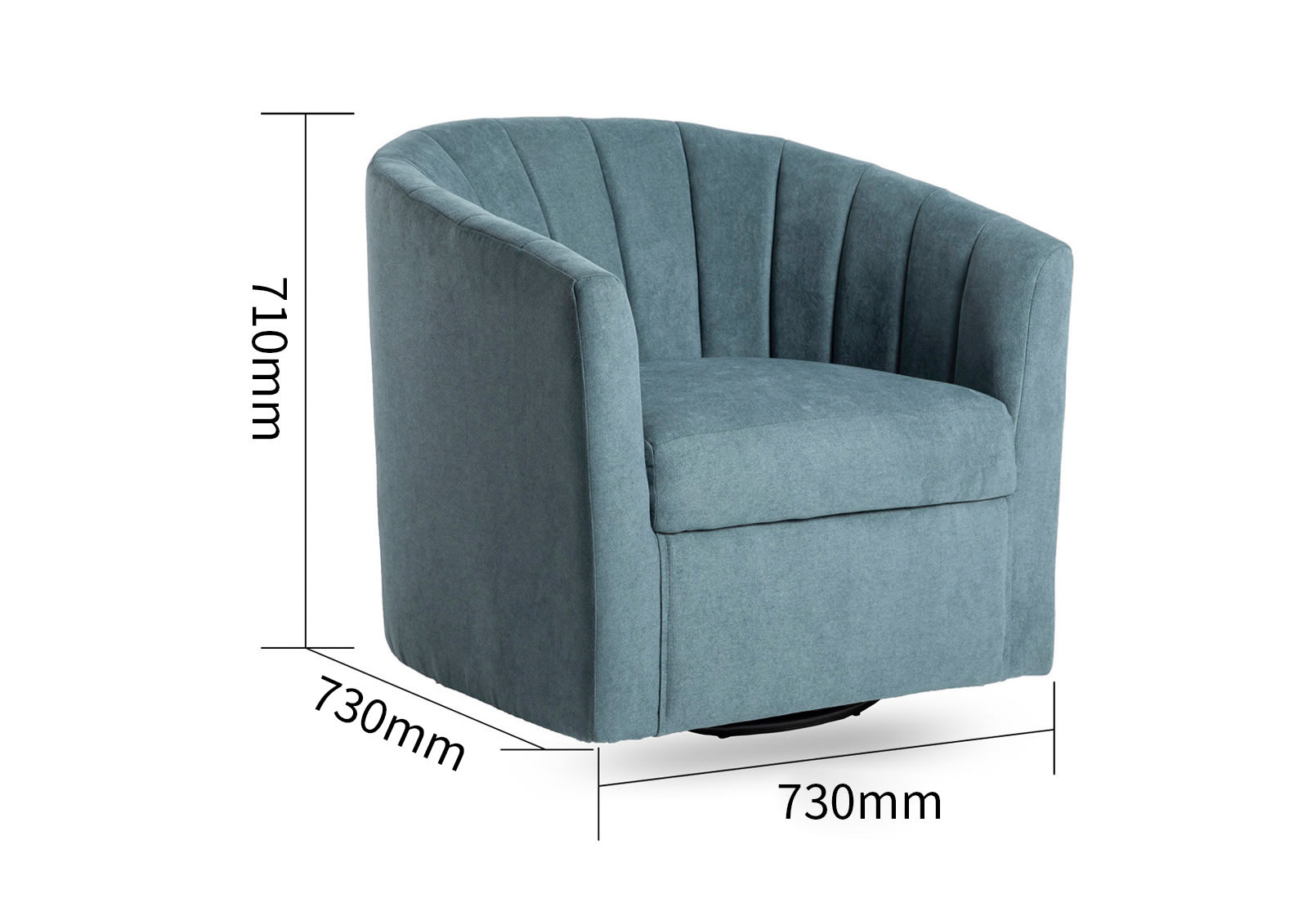STOKES Swivel Accent Chair – image 7 of 8