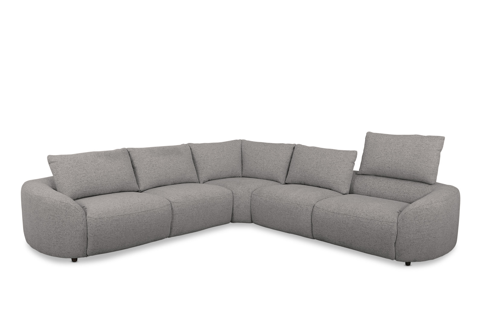 ARETHA FABRIC Corner Lounge with Electric Recliner – image 3 of 10