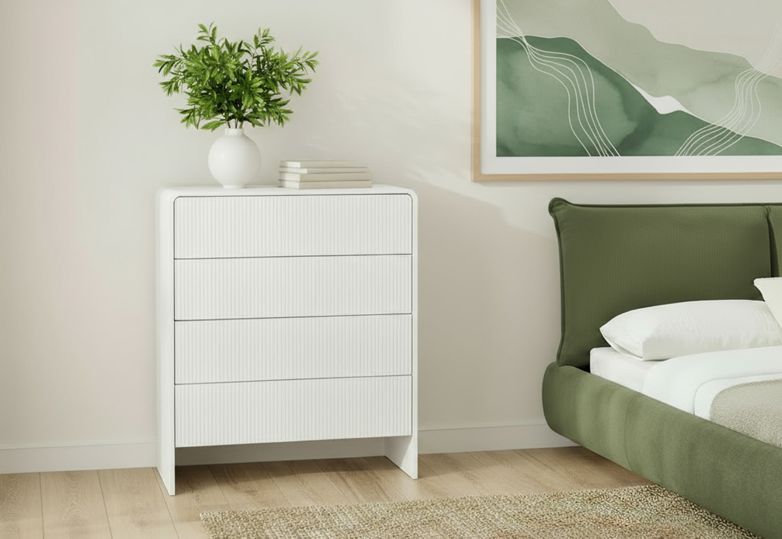 PALMEA 4 Drawer Tall Chest – image 1 of 7