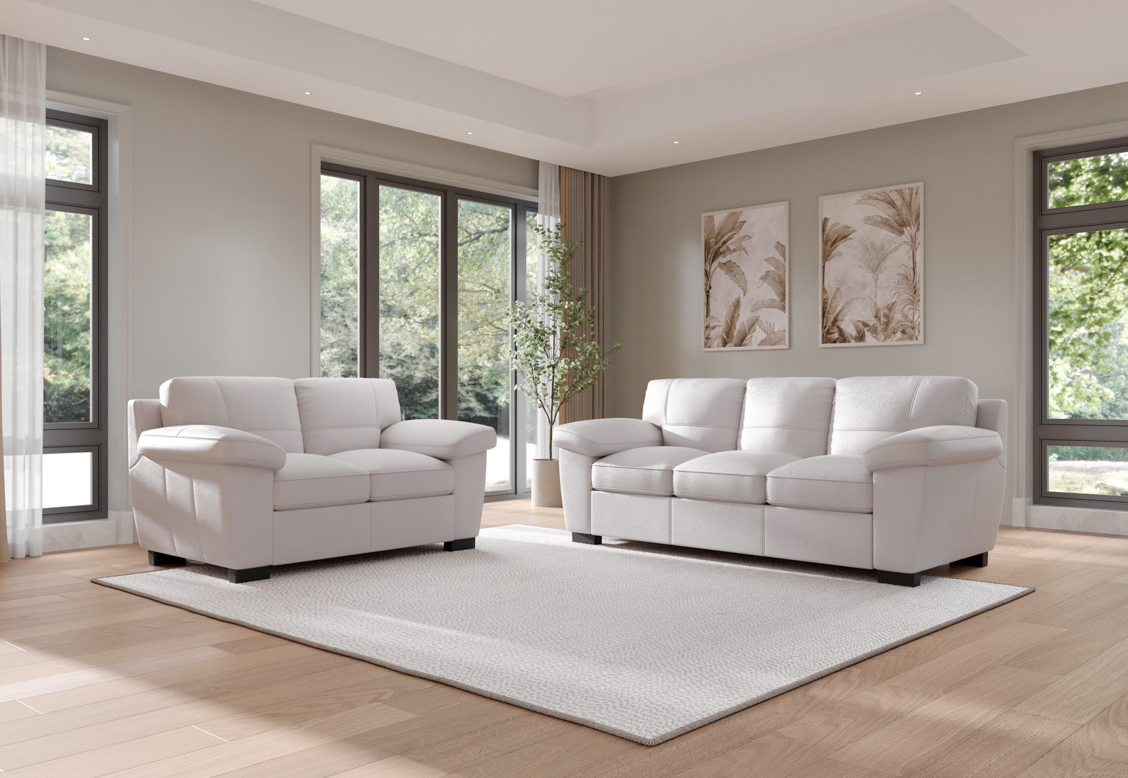 PERSEUS LEATHER 3 Seater Sofa – image 10 of 10