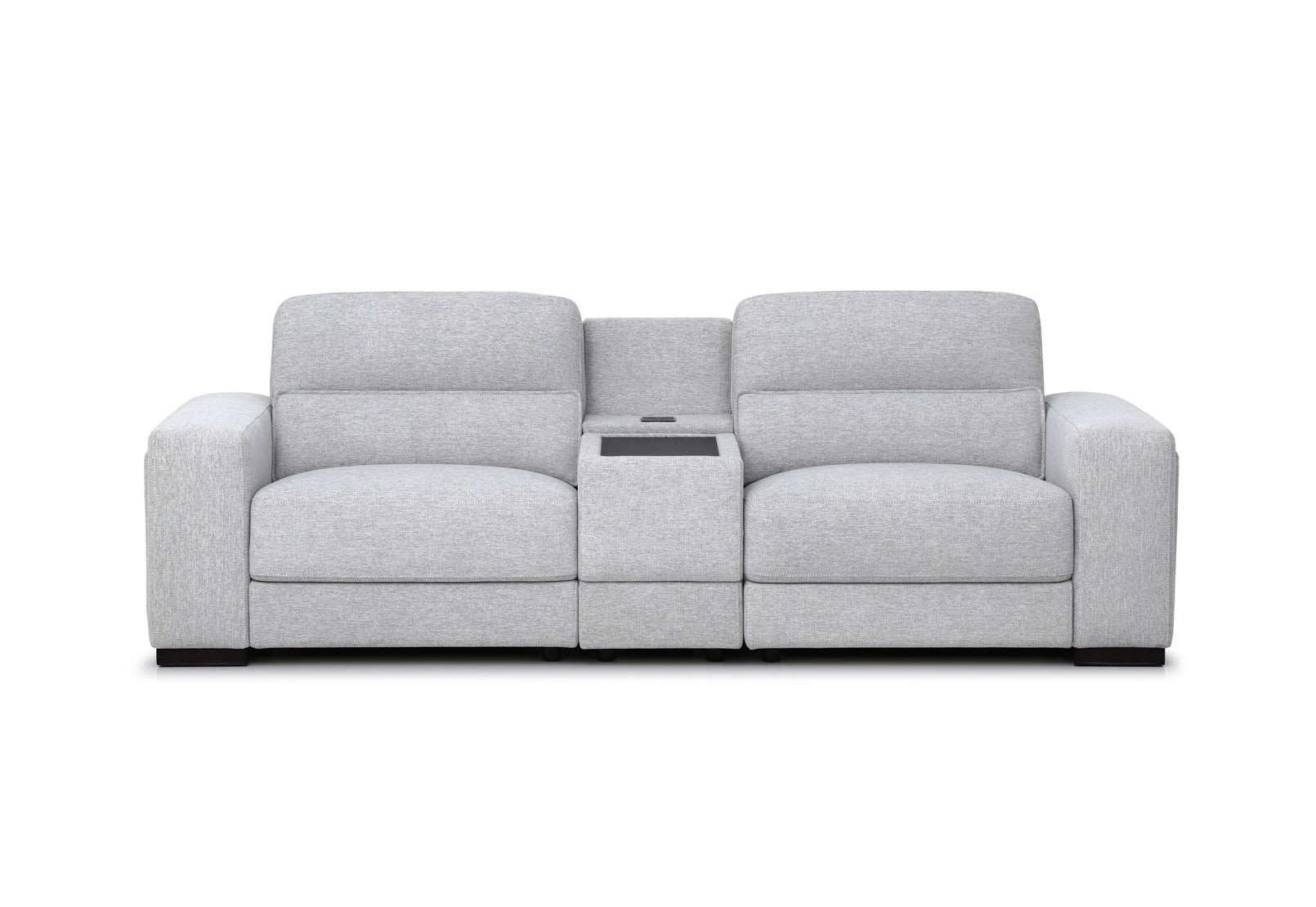 ELISEO FABRIC 2 Seater Sofa with Square Console – image 1 of 6