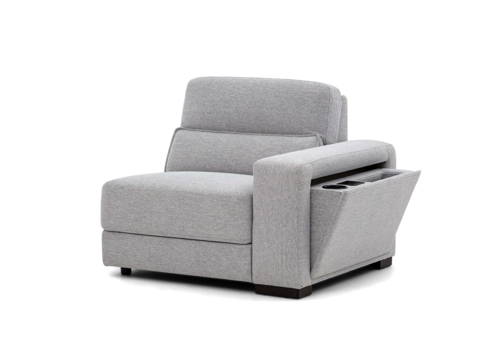 ELISEO FABRIC 2 Seater Sofa with Square Console – image 5 of 6