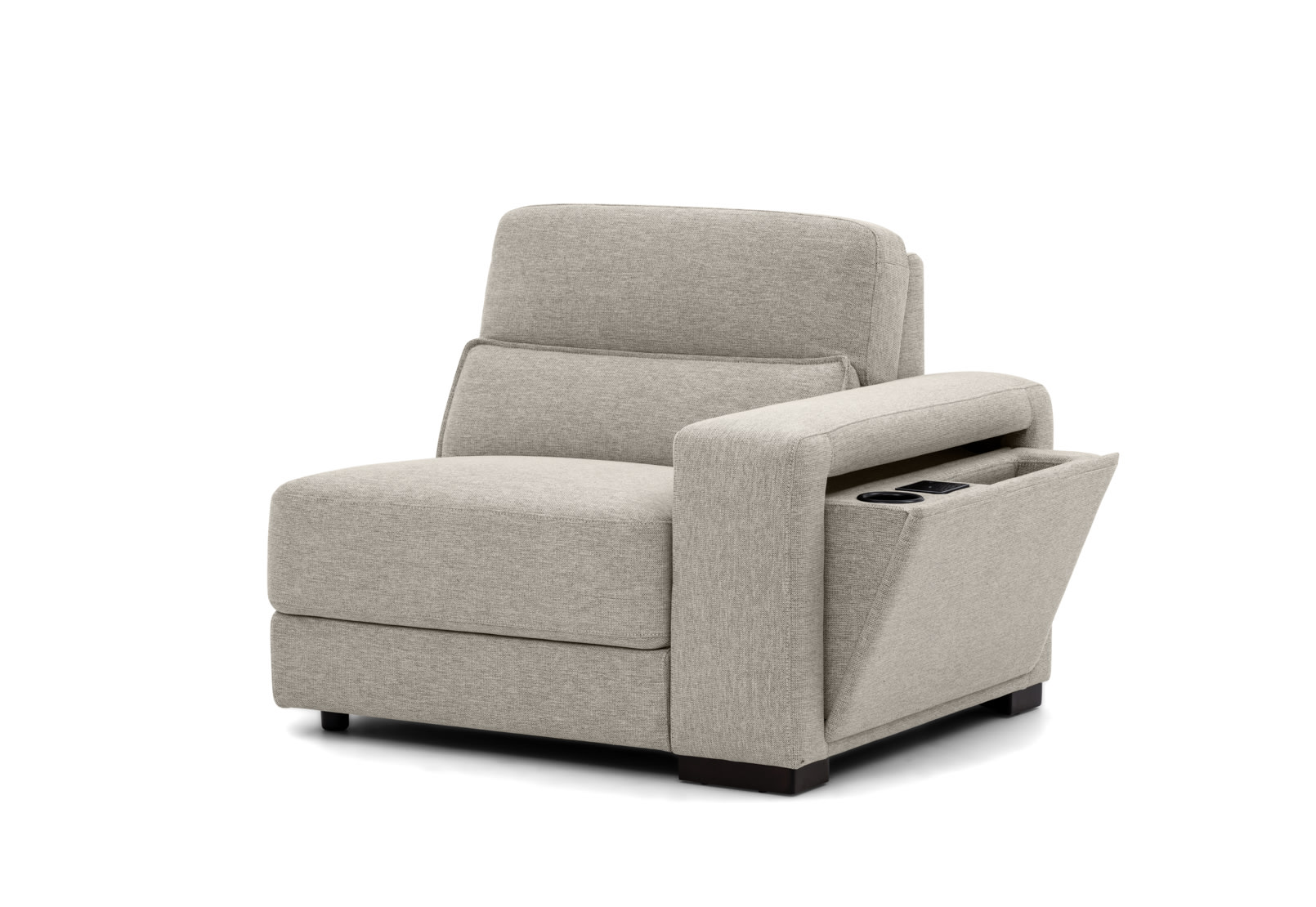 ELISEO FABRIC 2 Seater Sofa with Square Console – image 5 of 6