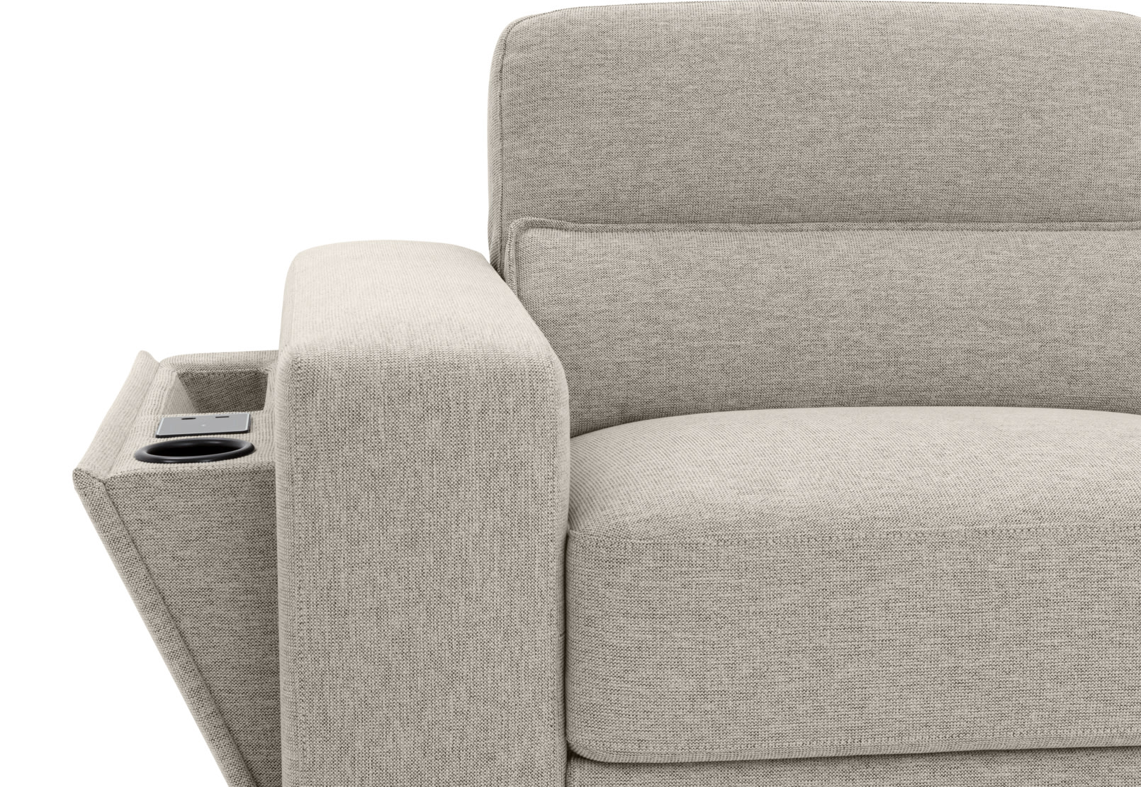 ELISEO FABRIC 4 Seater Wedge Sofa – image 7 of 12