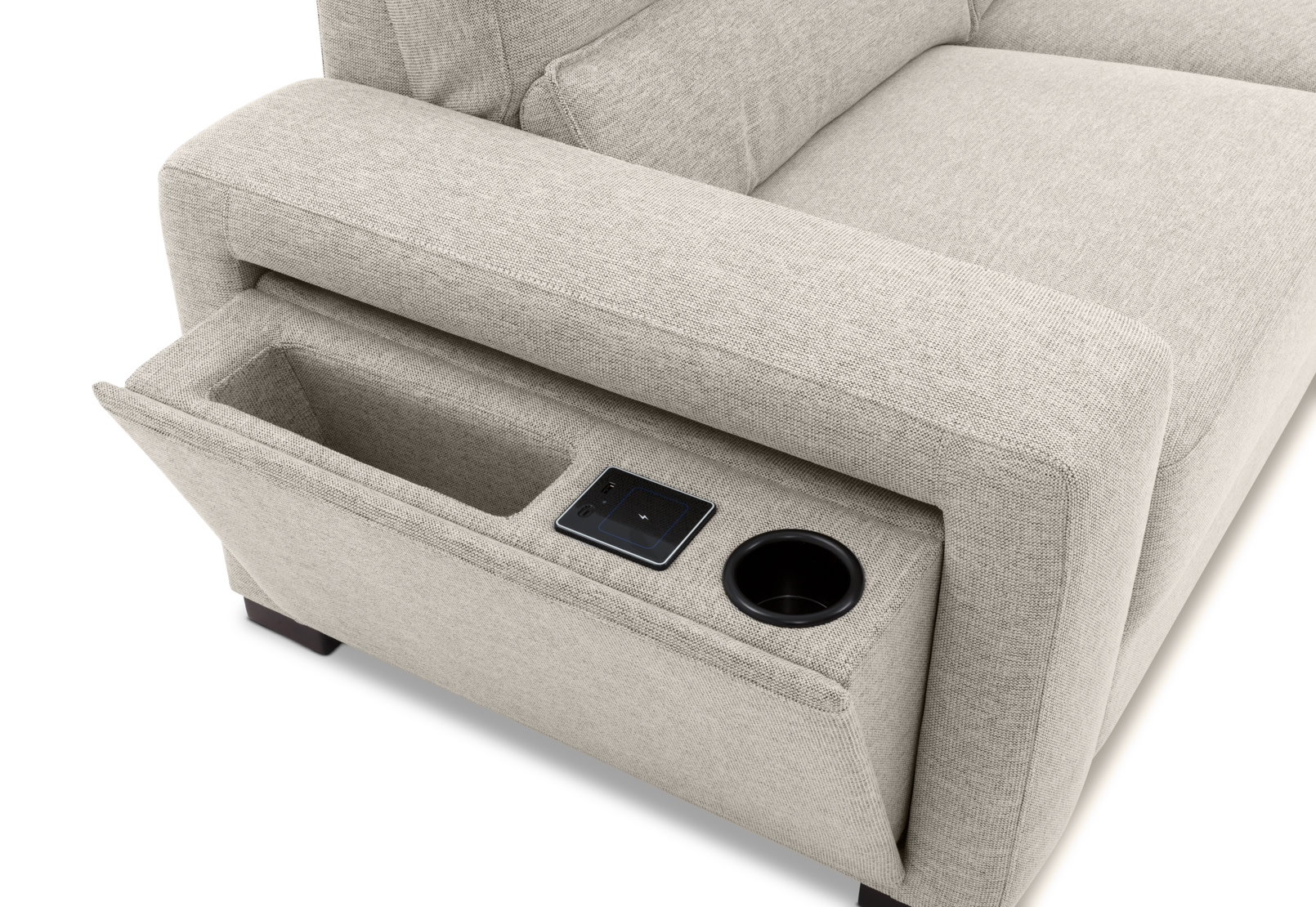 ELISEO FABRIC 4 Seater Wedge Sofa – image 9 of 12