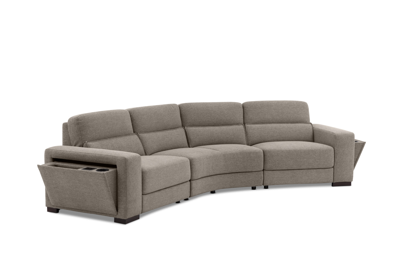 ELISEO FABRIC 4 Seater Wedge Sofa – image 3 of 12