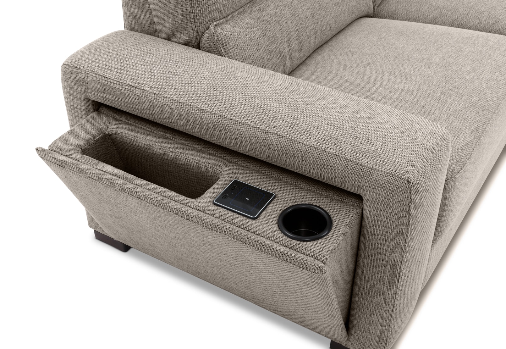 ELISEO FABRIC 4 Seater Wedge Sofa – image 9 of 12