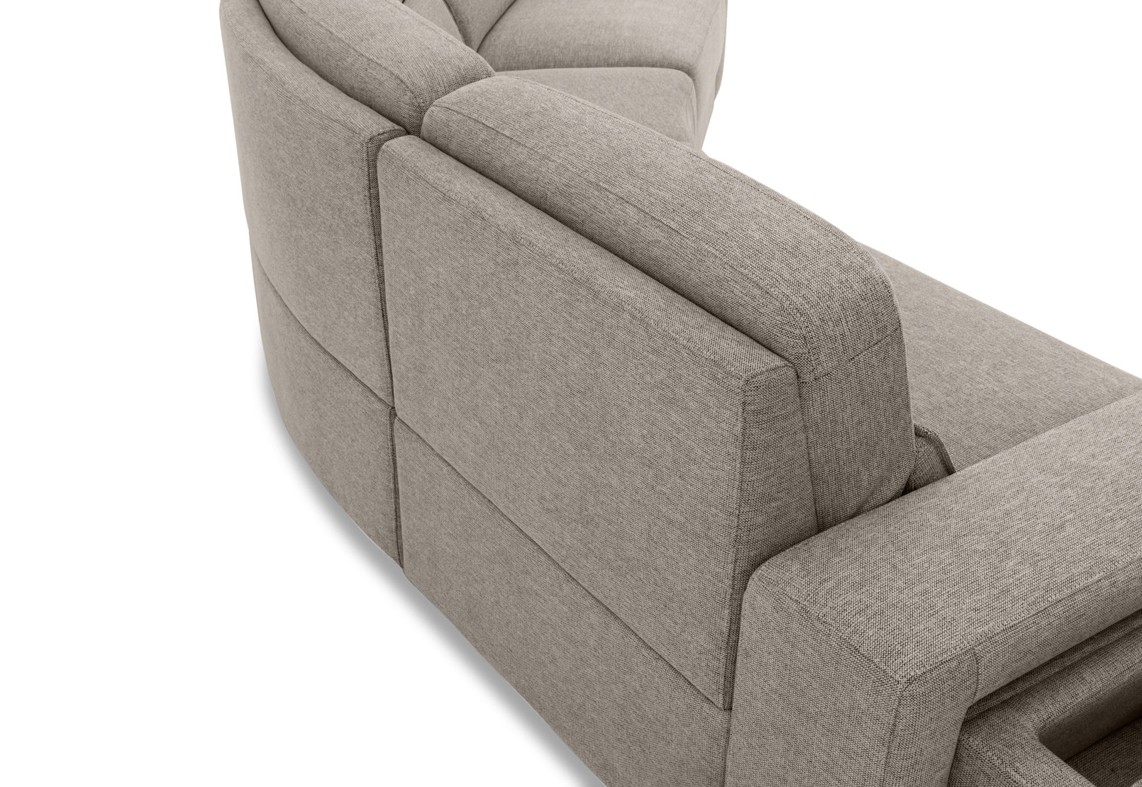 ELISEO FABRIC 4 Seater Wedge Sofa – image 11 of 12