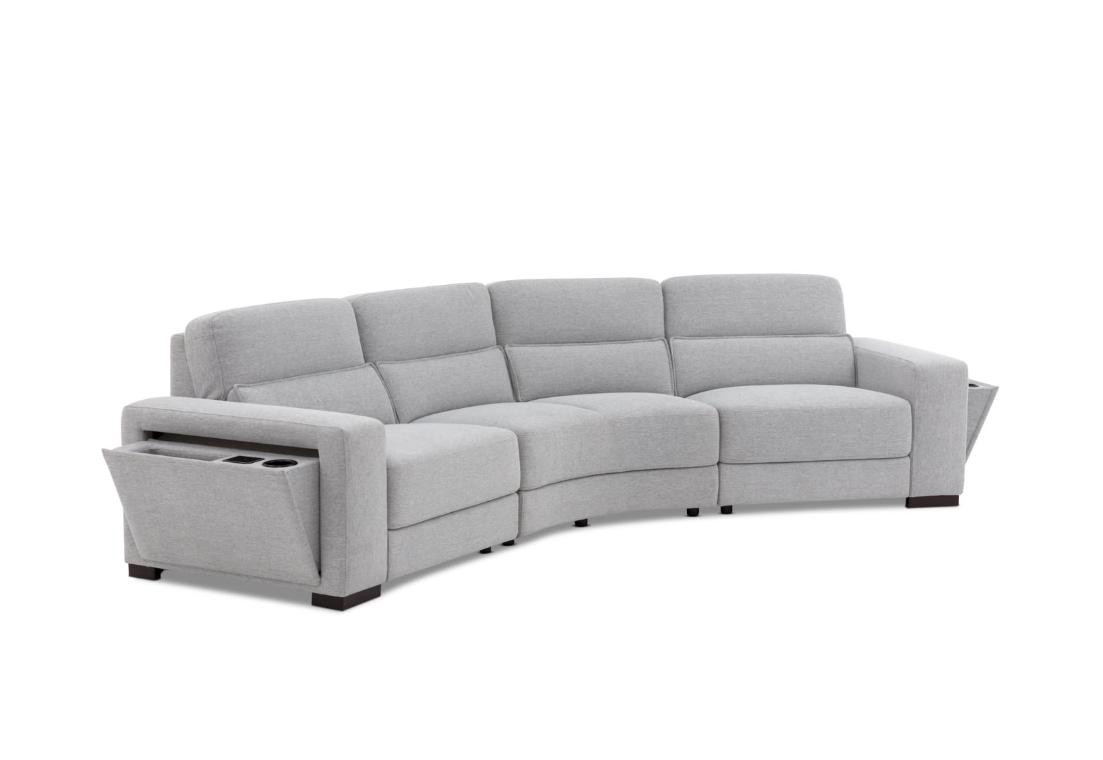 ELISEO FABRIC 4 Seater Wedge Sofa – image 3 of 12