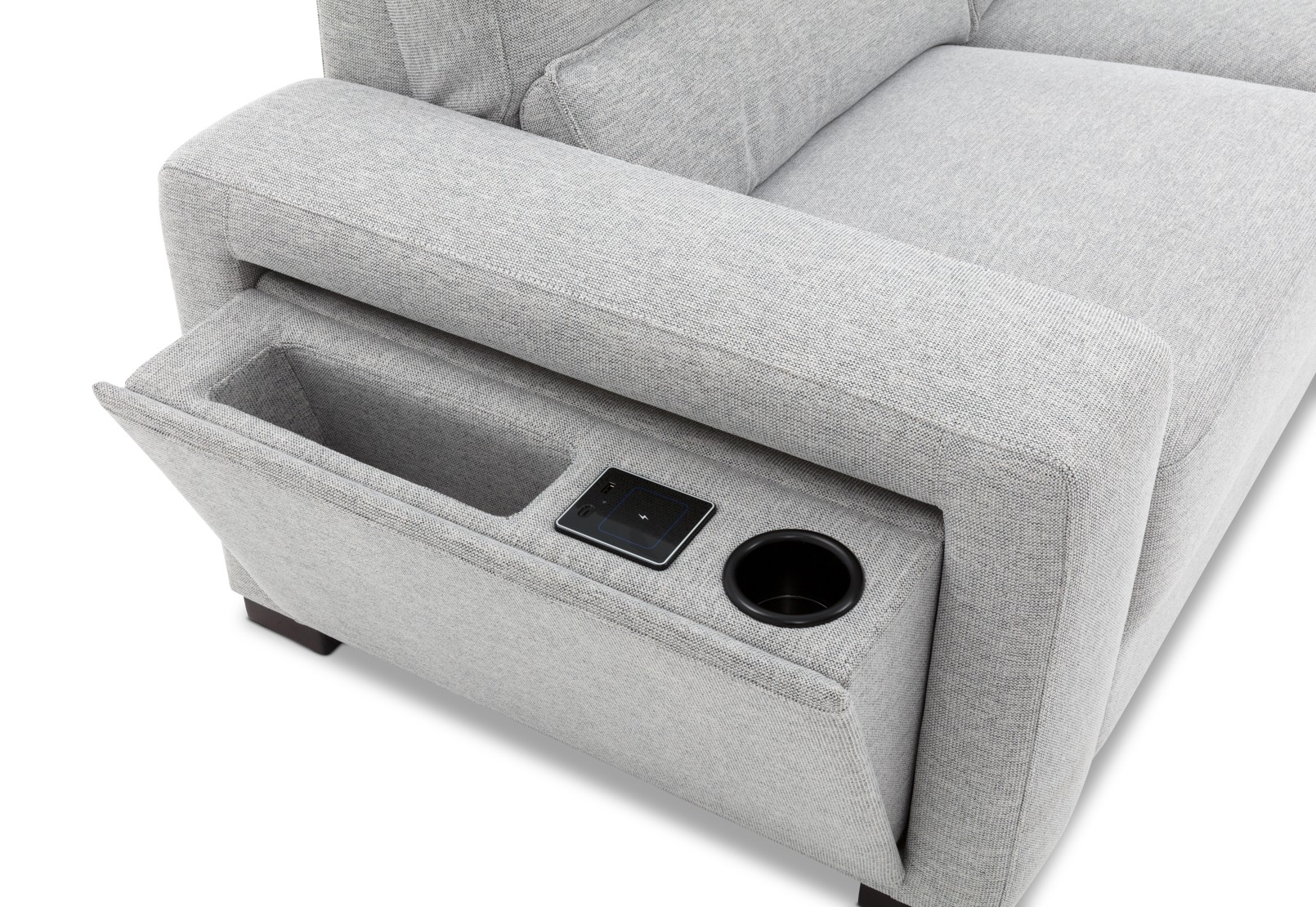 ELISEO FABRIC 4 Seater Wedge Sofa – image 9 of 12
