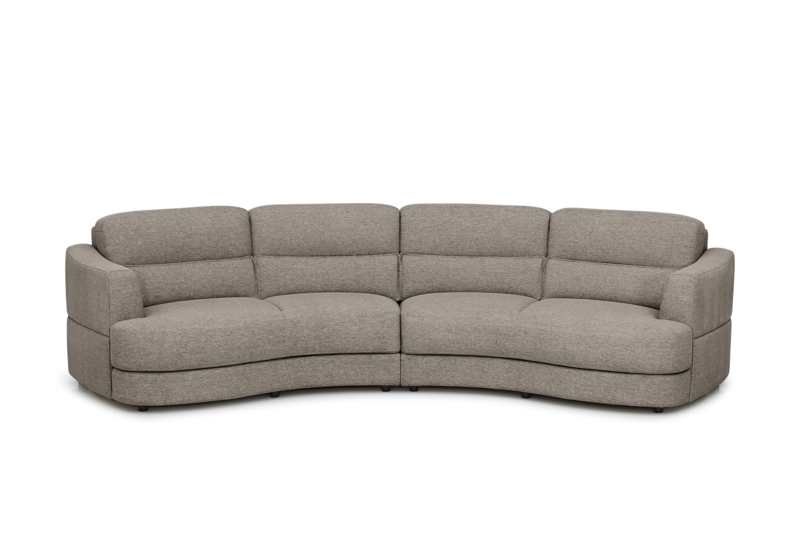 ELISEO FABRIC 4 Seater Curved Sofa – image 1 of 5