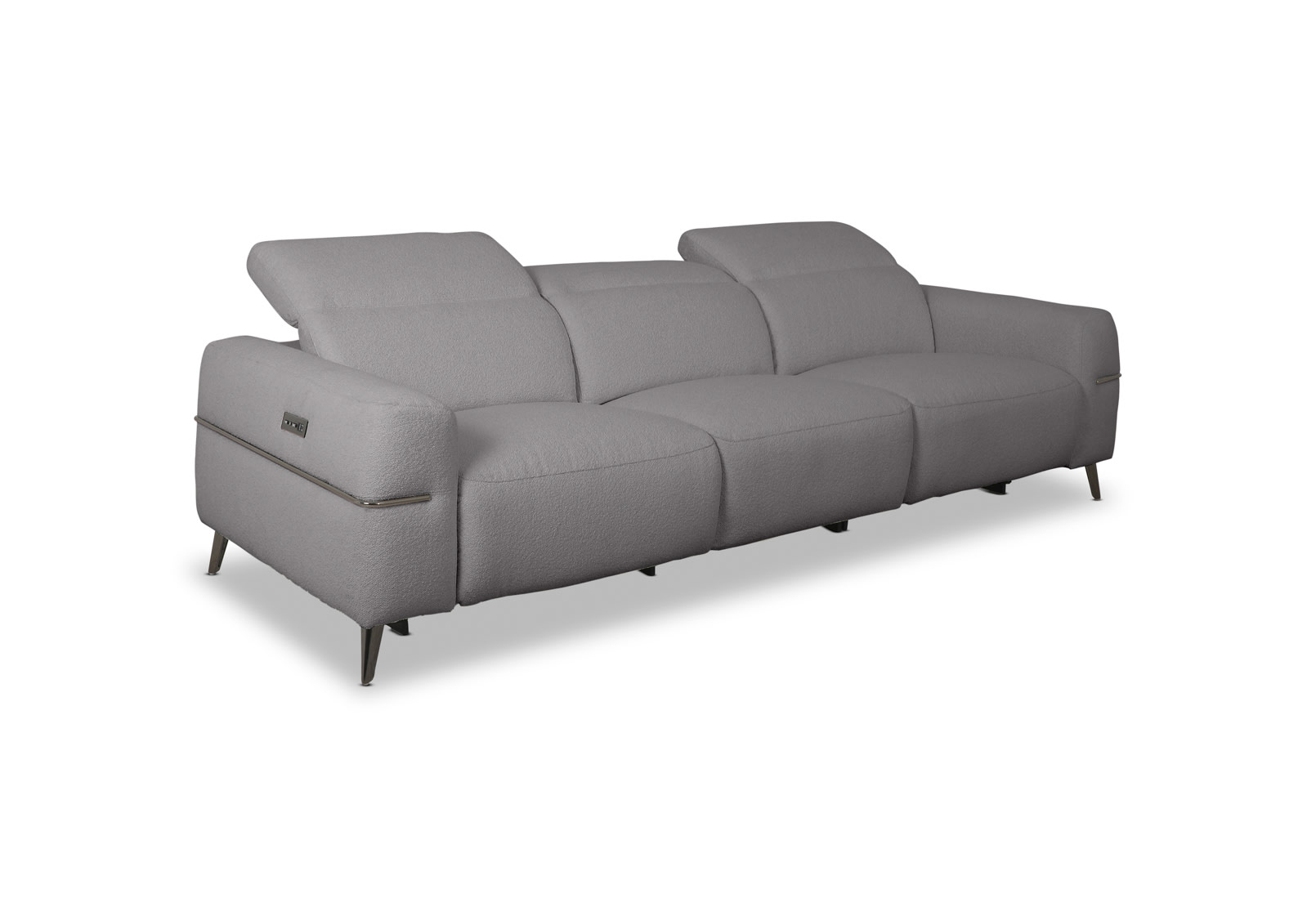 SERAFINI FABRIC 3.5 Seater with 2 Inbuilt Electric Recliners – image 3 of 10
