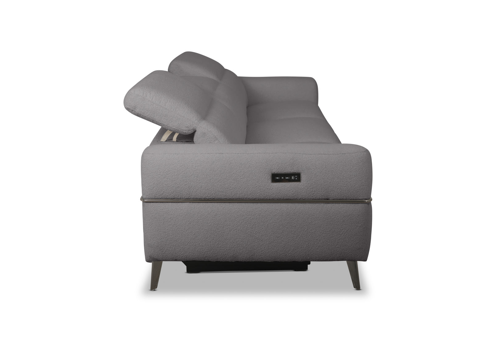 SERAFINI FABRIC 3.5 Seater with 2 Inbuilt Electric Recliners – image 6 of 10