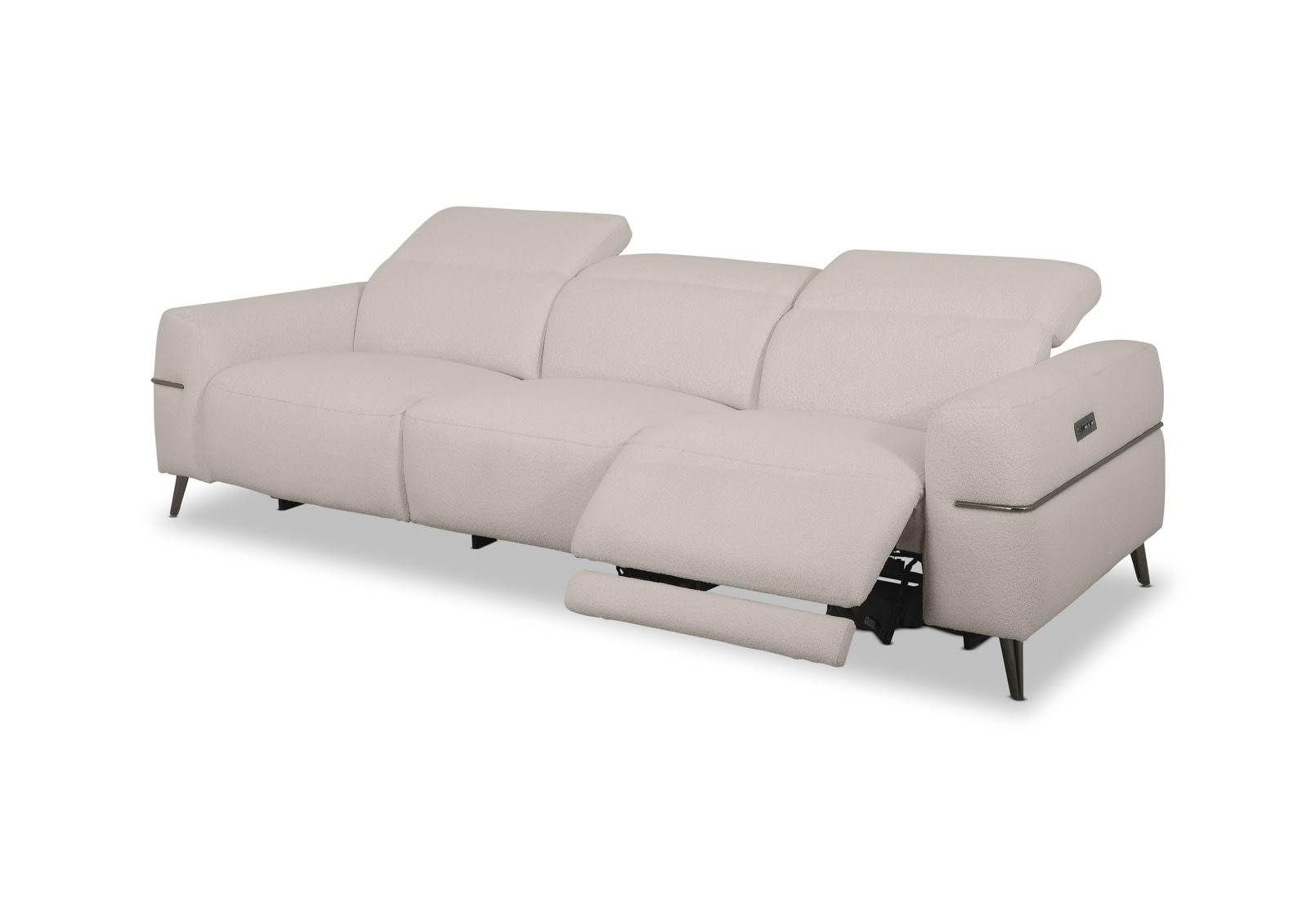 SERAFINI FABRIC 3.5 Seater with 2 Inbuilt Electric Recliners – image 5 of 10