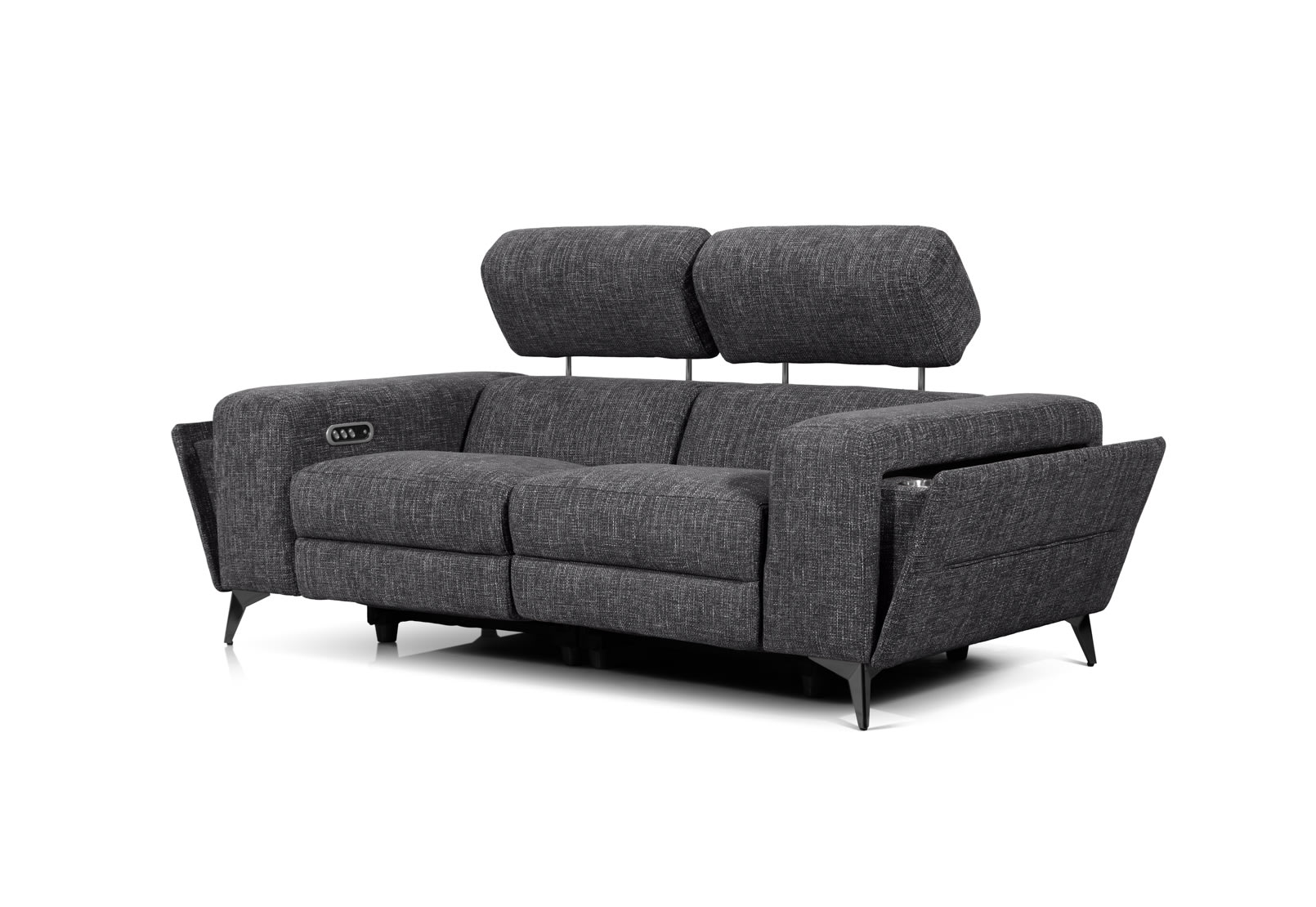 SINATRA FABRIC 2 Seater with Inbuilt Electric Recliners – image 6 of 15