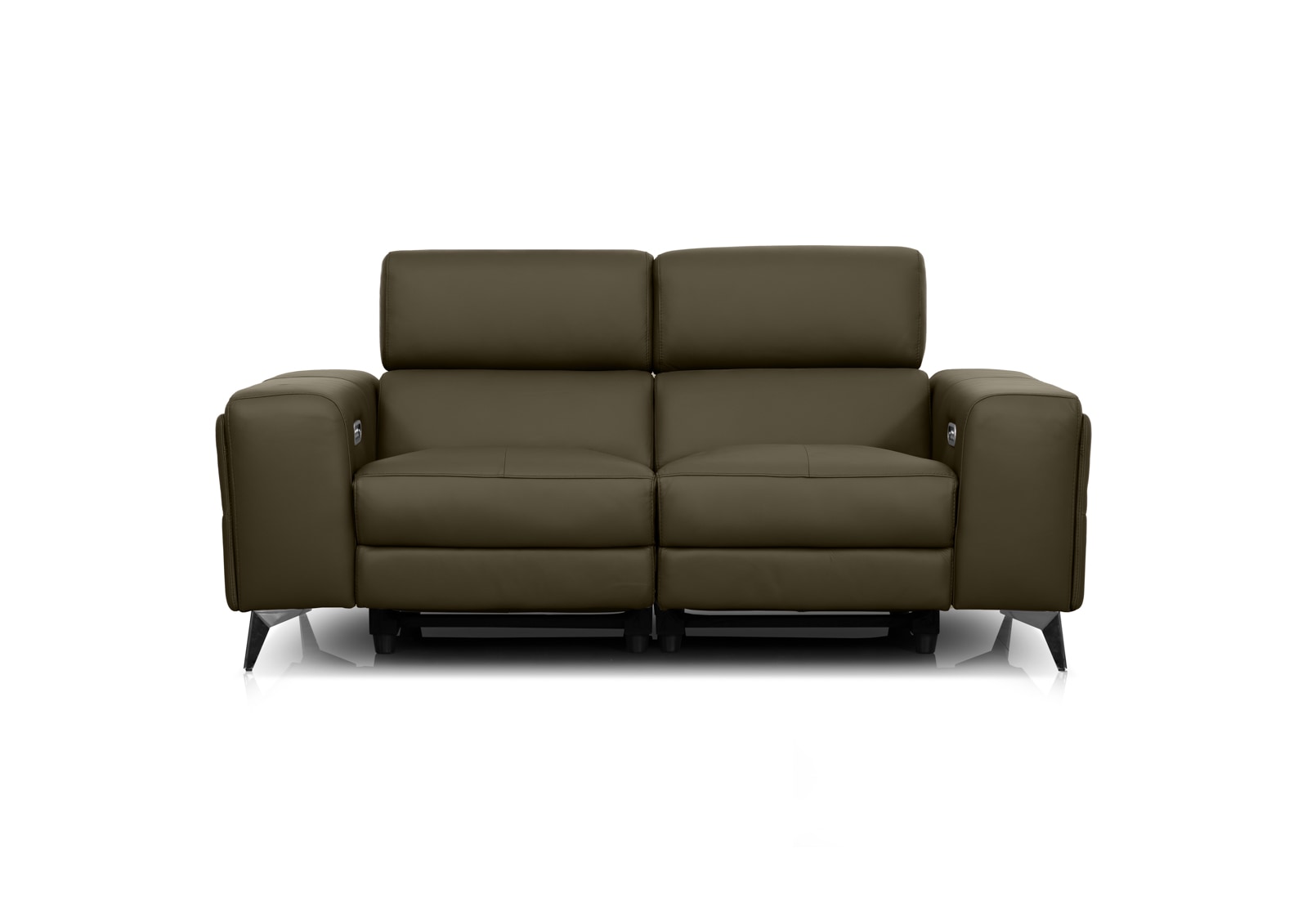 SINATRA LEATHER 2 Seater with Inbuilt Electric Recliners – image 1 of 15