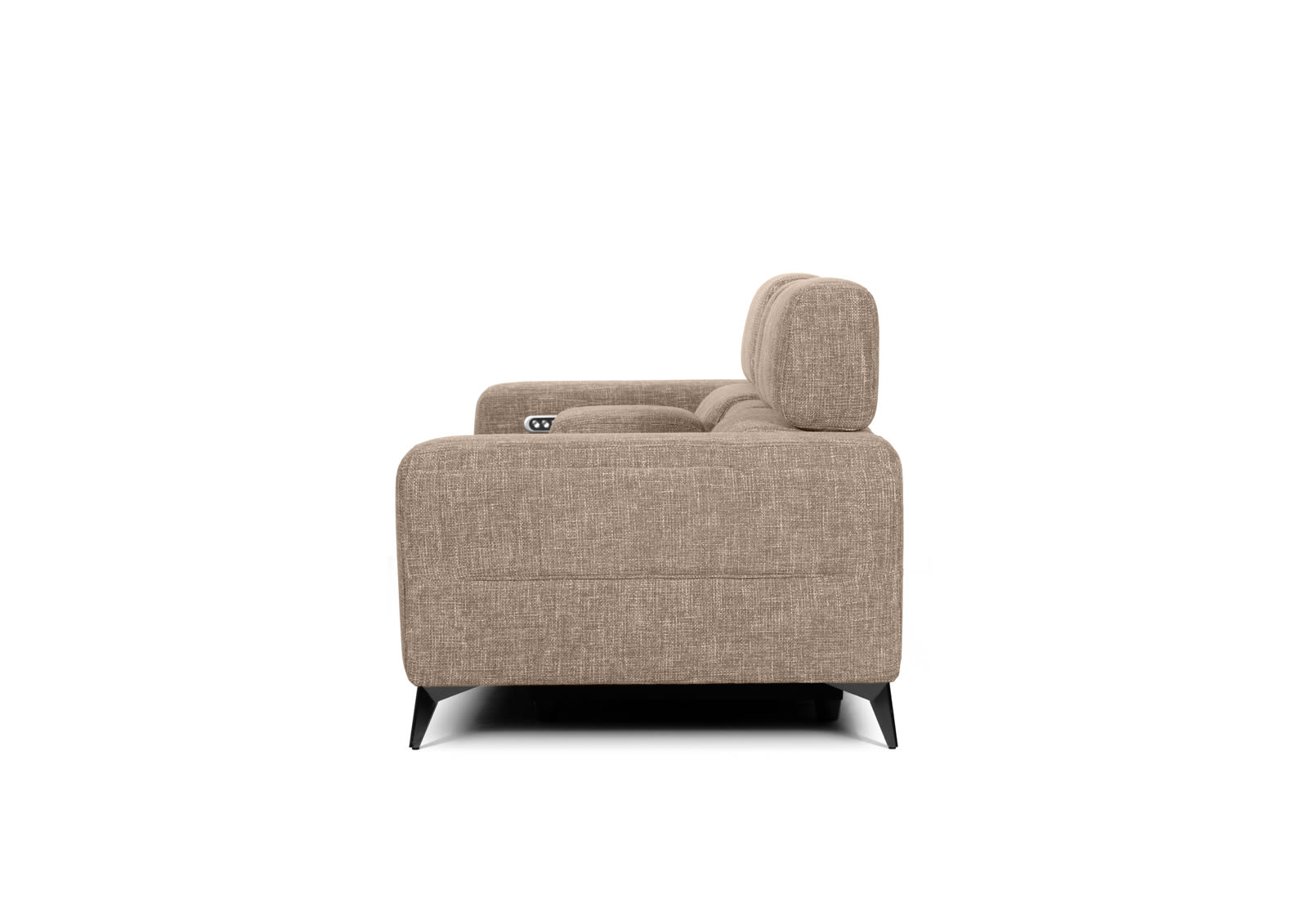 SINATRA FABRIC Media 2 Seater with Inbuilt Electric Recliners – image 8 of 15