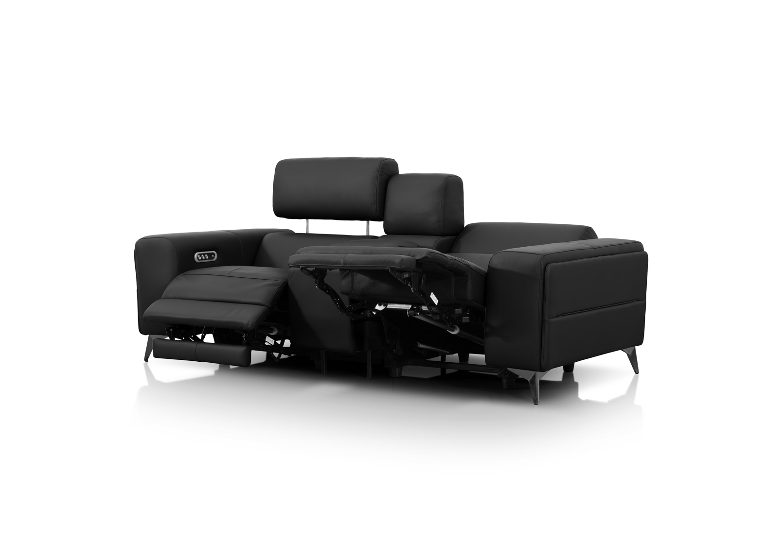 SINATRA LEATHER Media 2 Seater with Inbuilt Electric Recliners – image 7 of 16