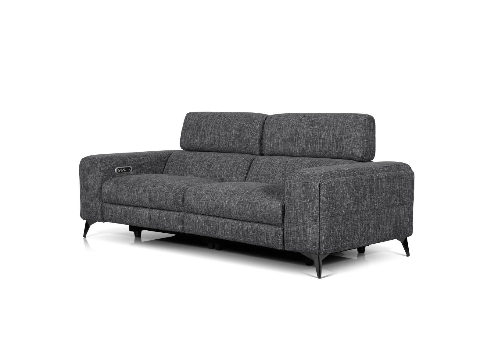 SINATRA FABRIC 3 Seater with 2 Inbuilt Electric Recliners – image 5 of 18