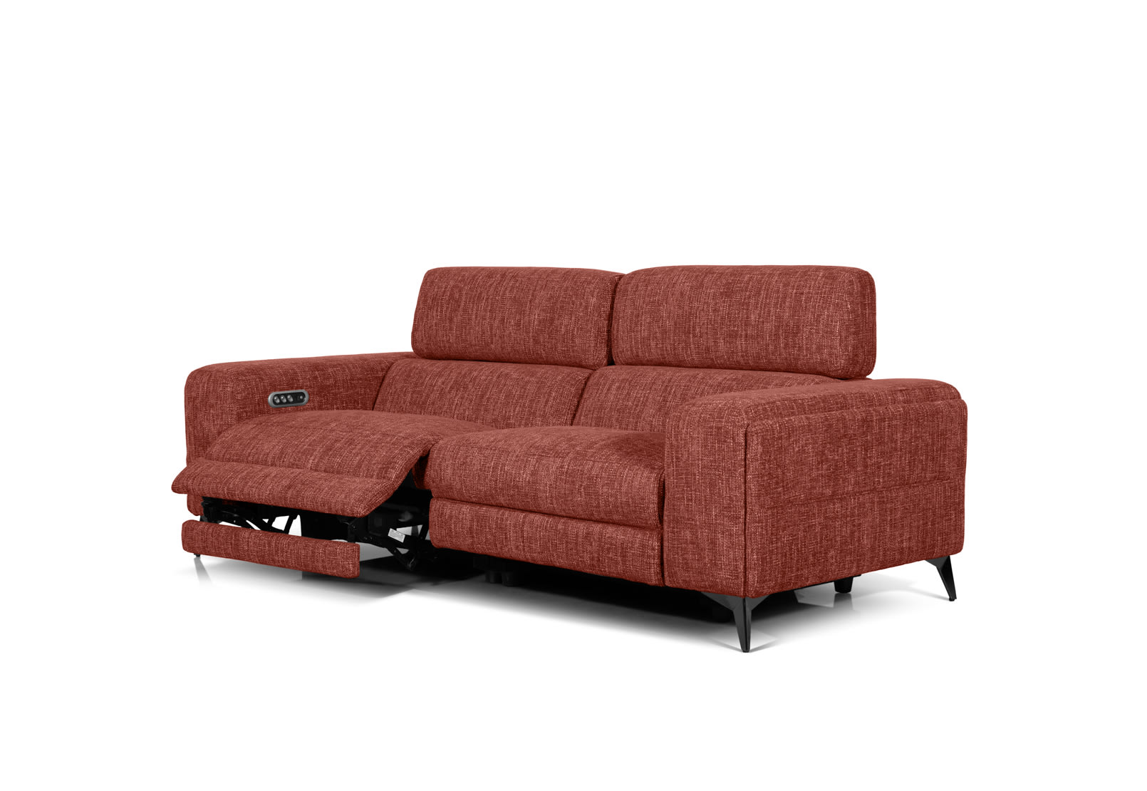 SINATRA FABRIC 3 Seater with 2 Inbuilt Electric Recliners – image 7 of 18