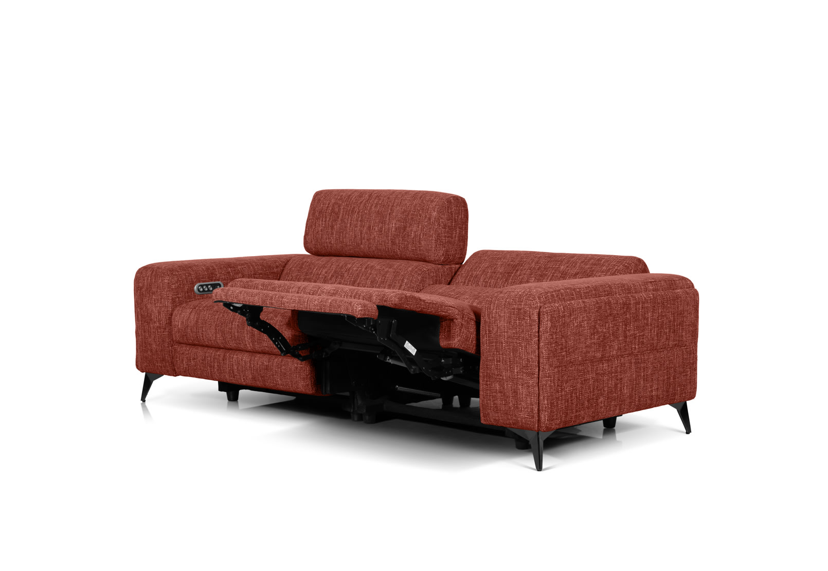 SINATRA FABRIC 3 Seater with 2 Inbuilt Electric Recliners – image 10 of 18