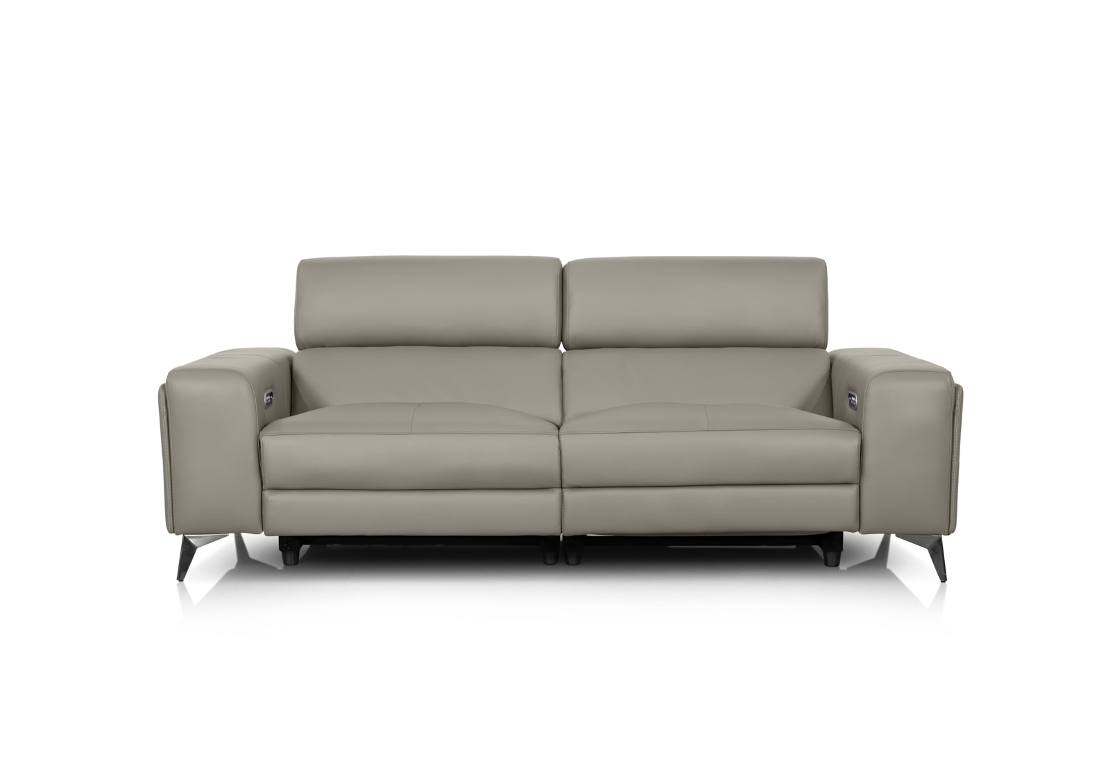 SINATRA LEATHER 3 Seater with 2 Inbuilt Electric Recliners – image 1 of 17