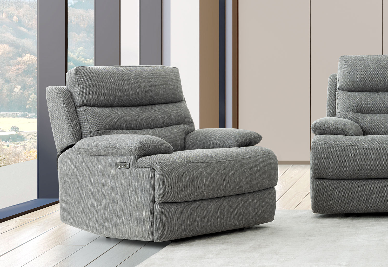 ANSELM FABRIC Electric Recliner – image 1 of 8