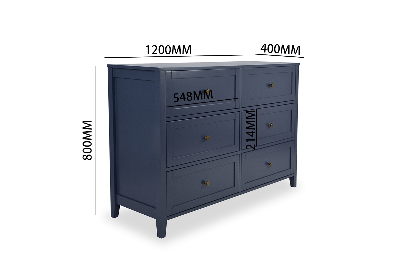 ROBERTSON 6 Drawer Dresser – image 6 of 6