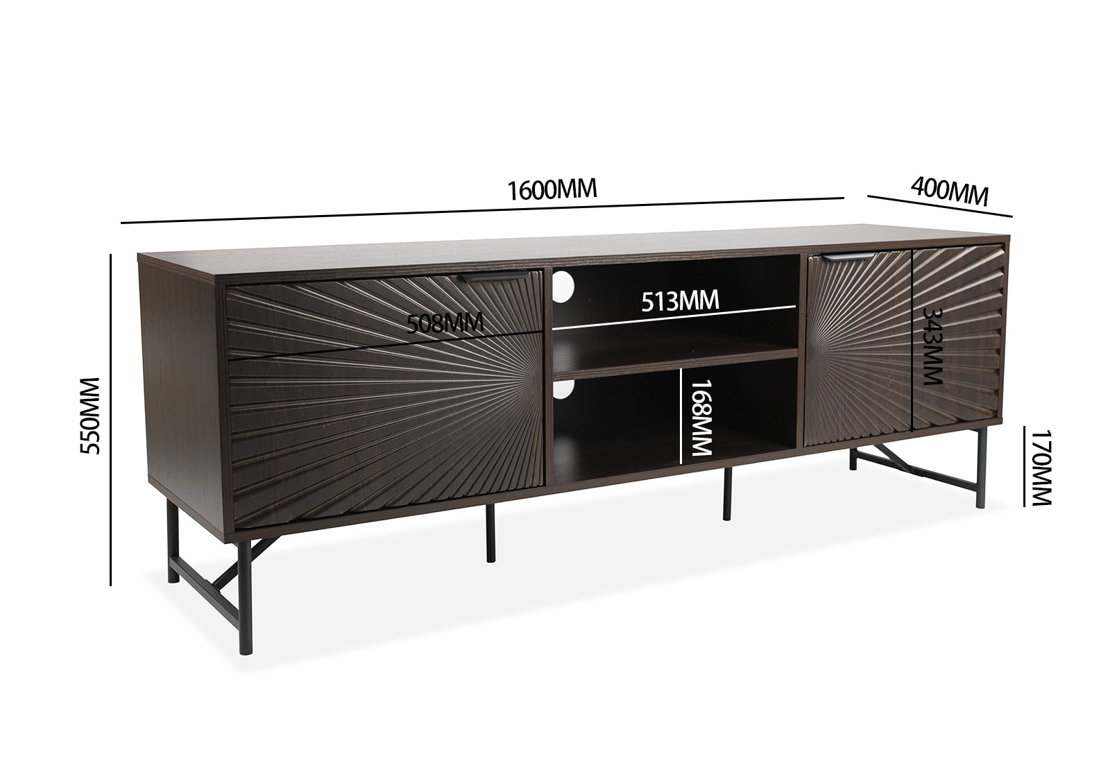 WALLS 2 Door Entertainment Unit – image 7 of 7
