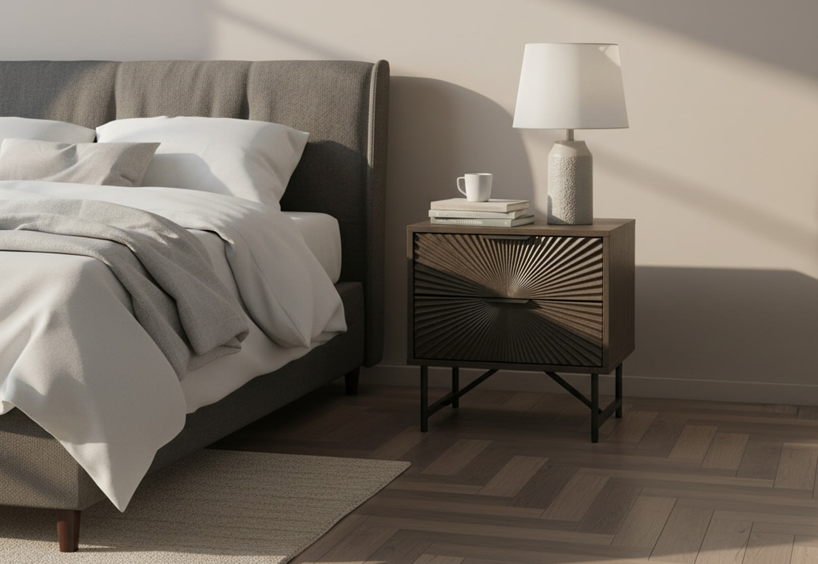 WALLS 2 Drawer Bedside – image 1 of 6