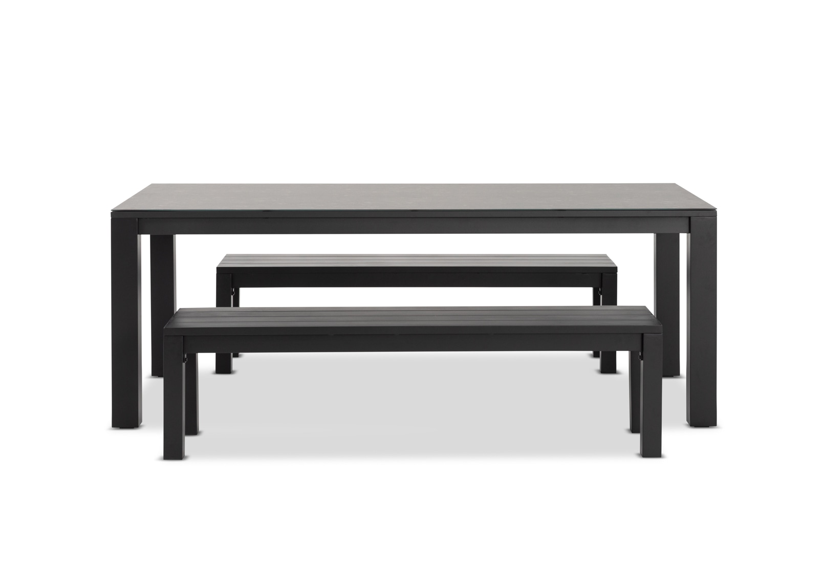 LA PALOMA 3 Piece Outdoor Dining Table With Naviti Bench Setting – image 2 of 9