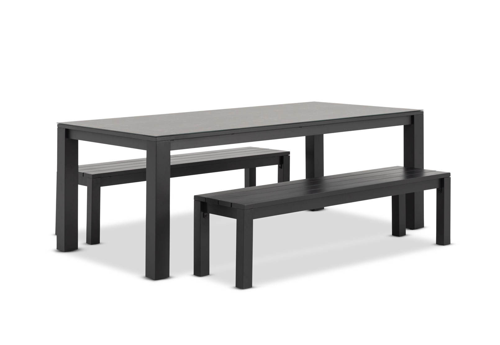 LA PALOMA 3 Piece Outdoor Dining Table With Naviti Bench Setting – image 3 of 9