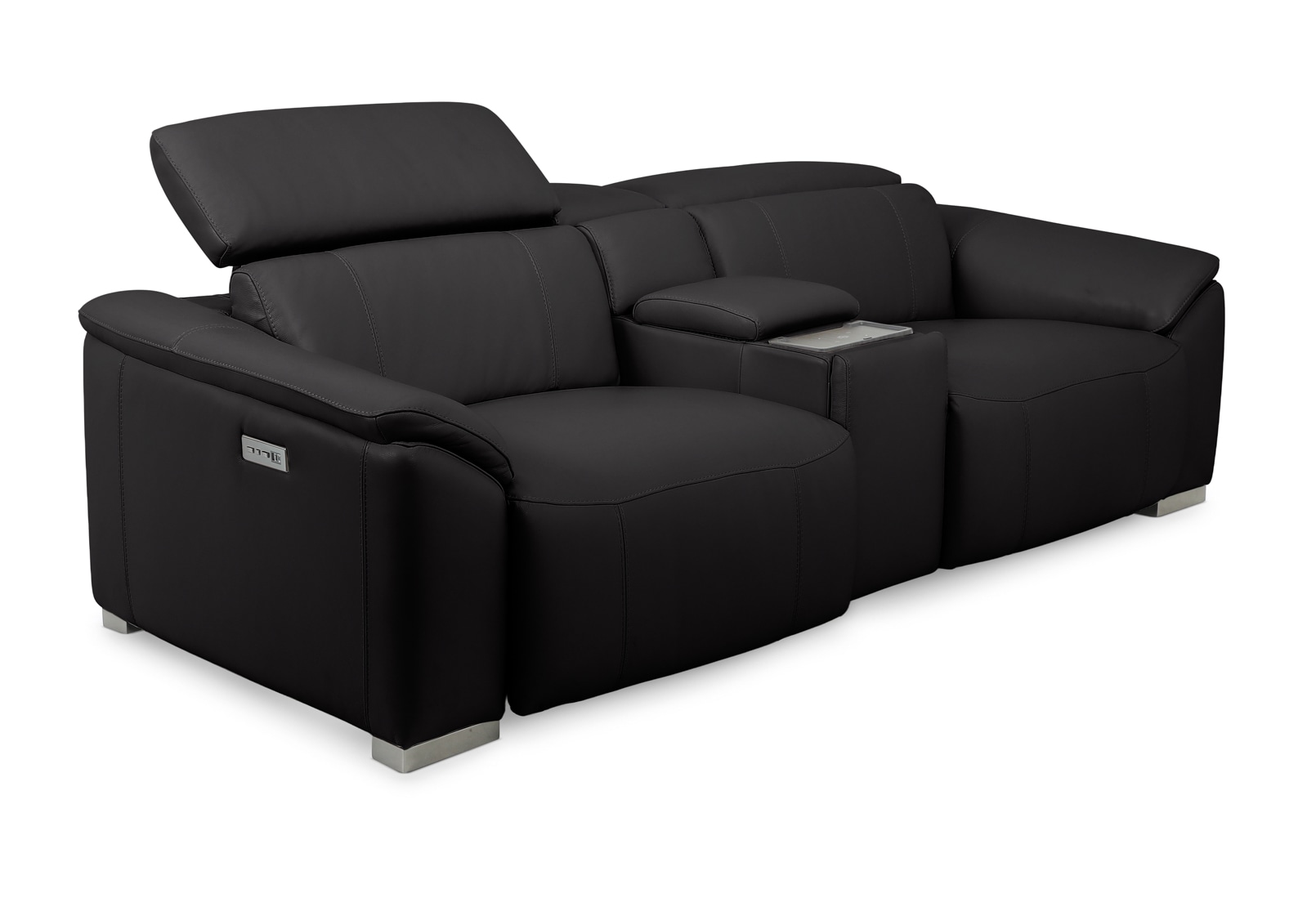 FIORELLA LEATHER 2.5 Seater with Inbuilt Electric Recliners and Console – image 6 of 16