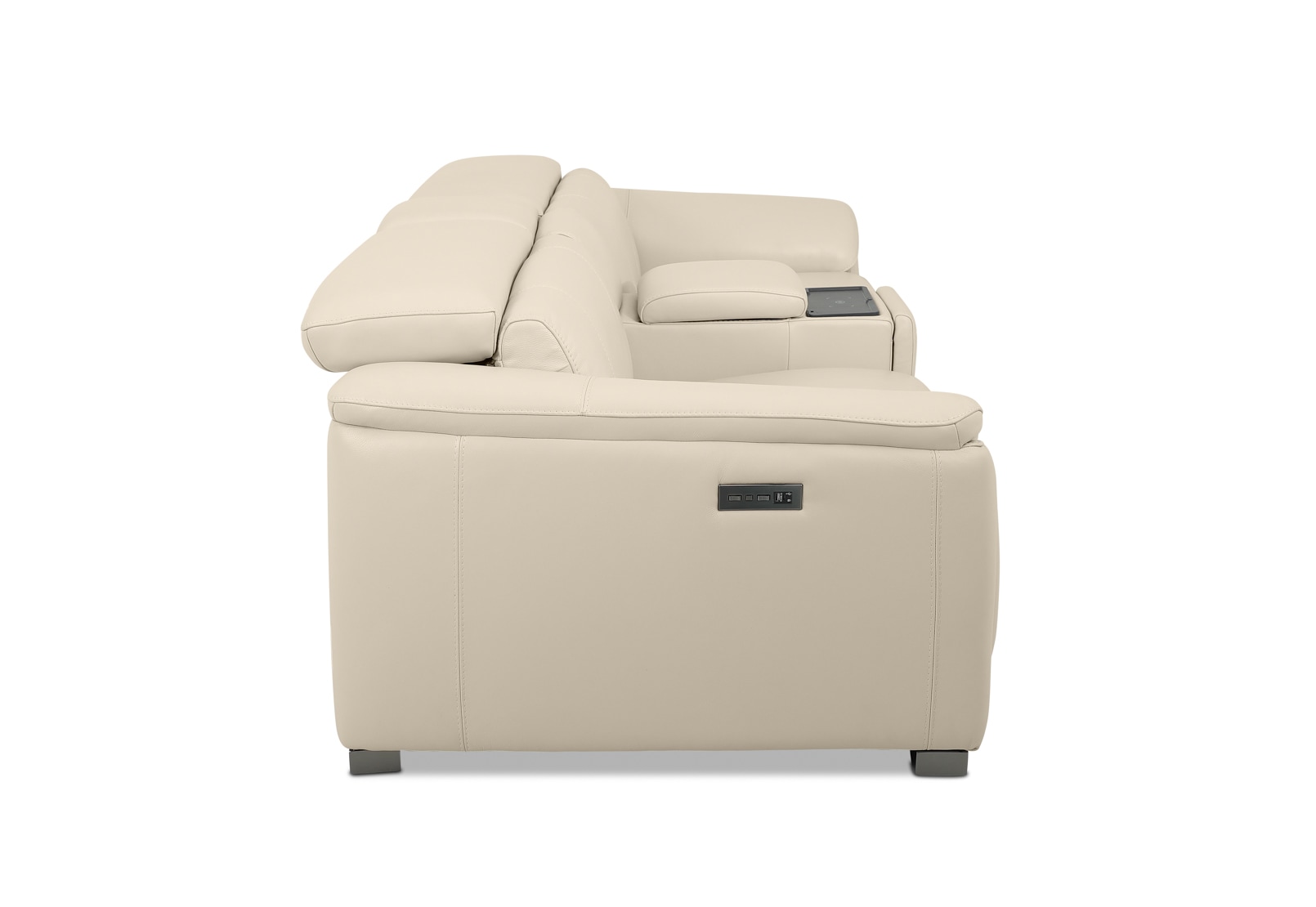 FIORELLA LEATHER 2.5 Seater with Inbuilt Electric Recliners and Console – image 9 of 16