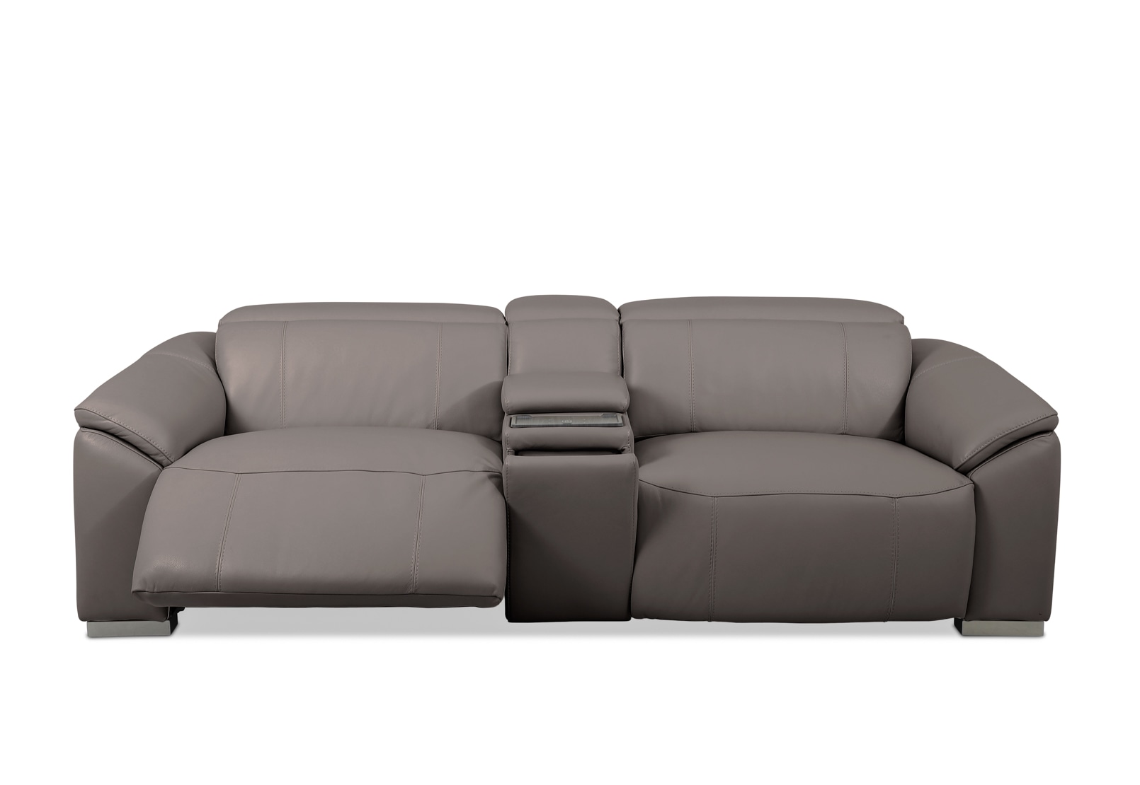 FIORELLA LEATHER 2.5 Seater with Inbuilt Electric Recliners and Console – image 4 of 16
